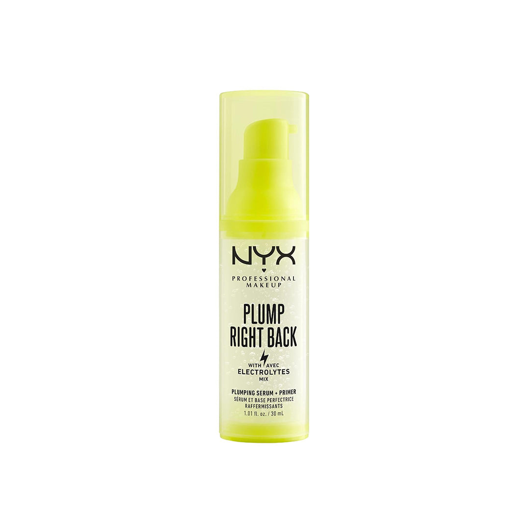NYX PROFESSIONAL MAKEUP PLUMP RIGHT BACK SERUM AND PRIMER, 1.01 Fl Oz (Pack of 1)