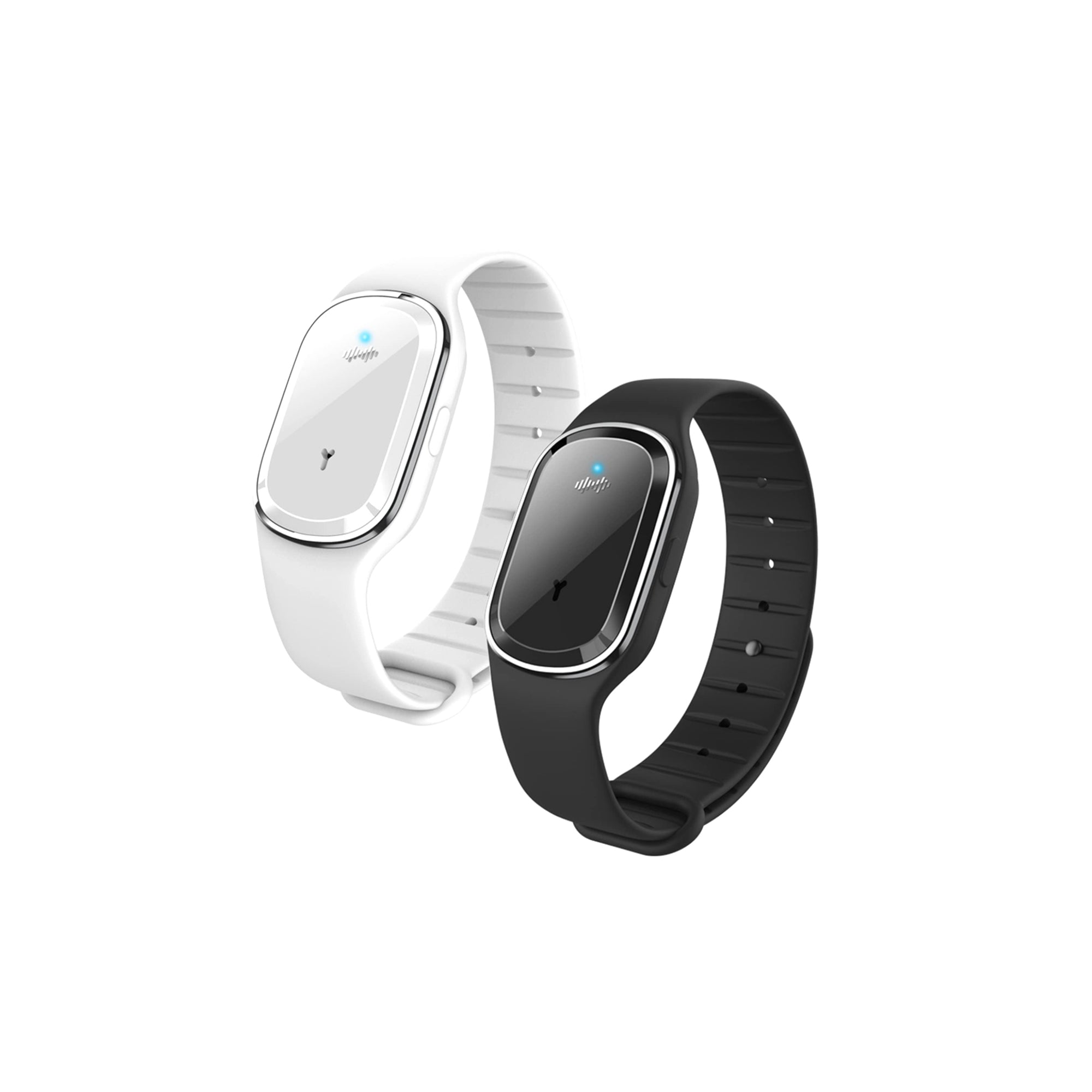KASTWAVE Ultrasonic Mosquito Repellent Bracelet 2 Pack Electronic Wristband Watch USB Charging Non Toxic Safe Adults Children Indoor Outdoor