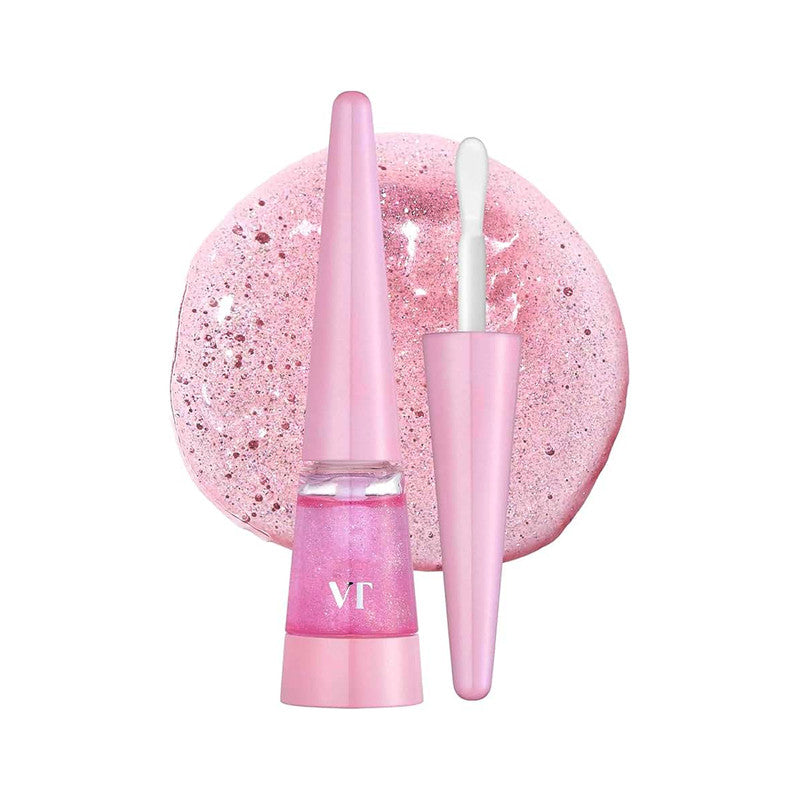 VT Cosmetics Reedle Shot Lip Plumper Twinkle Glitter Hydrating Lip Gloss with Hyaluronic Acid for Volumized Smooth Lips