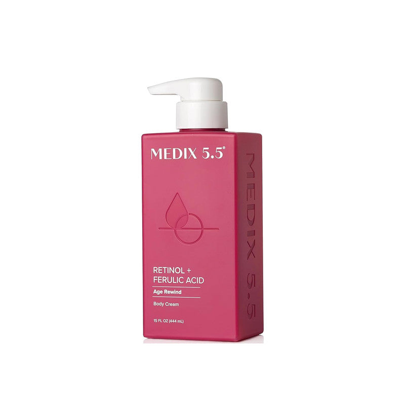 Medix 5.5 Retinol Cream with Ferulic Acid Anti Aging Anti Wrinkle Anti Sagging Cream for Crepey and Sun Damaged Skin 15 oz