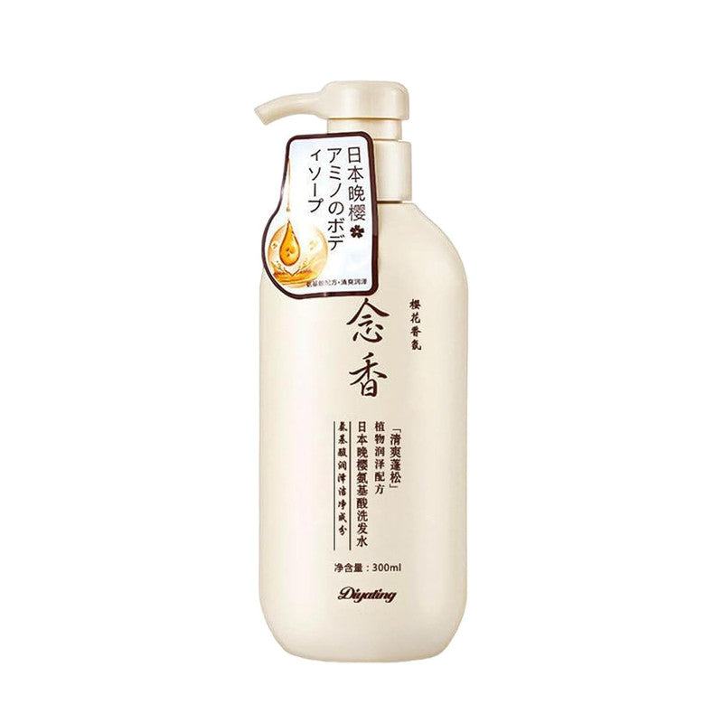 Sakura Japanese Shampoo & Conditioner 300ml Nourishing Amino Acid Scalp Care for Dry Damaged Hair Thickening Formula