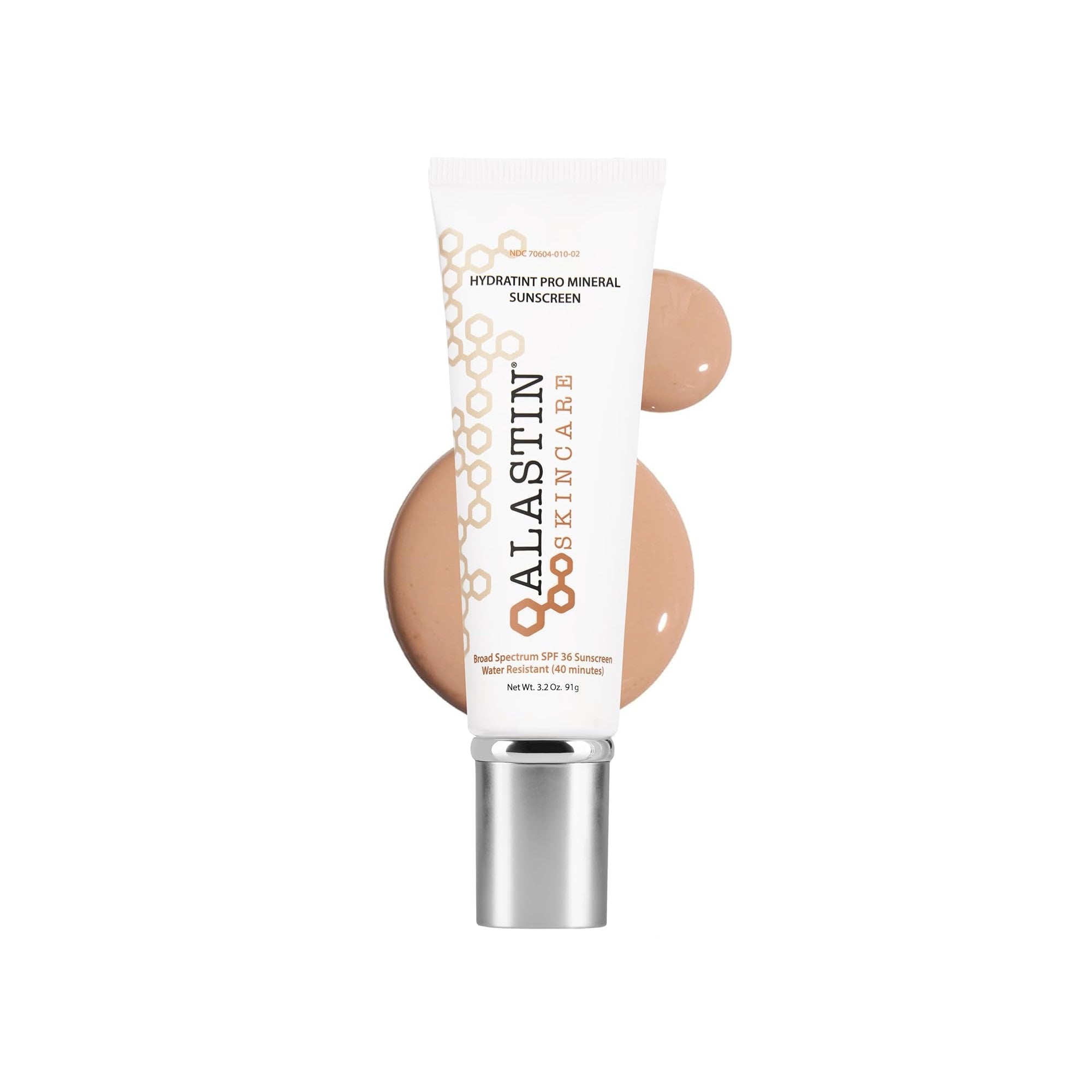 ALASTIN HydraTint Pro Mineral Sunscreen SPF 36 – مرطب ملون للوجه والرقبة، 3.2 أونصة