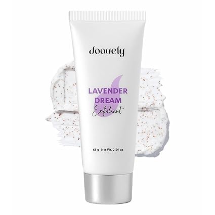 Lavender Dream Gentle Face Scrub | Exfoliating Face Wash with Bisabolol, Tocopherol & Natural Extracts – Smoothing & Skin-Conditioning Exfoliating Scrub for Face – 65g (2.29 Fl.oz)