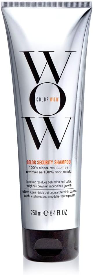 Color Wow Color Security Shampoo – 100% clean, sulfate-free, silicone-free; leaves no residues behind for your healthiest hair + scalp; for