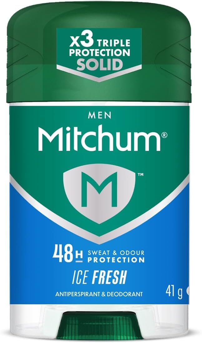 Mitchum Men Triple Odor Defense 48 Hour Antiperspirant Deodorant Stick Ice Fresh 41 g
