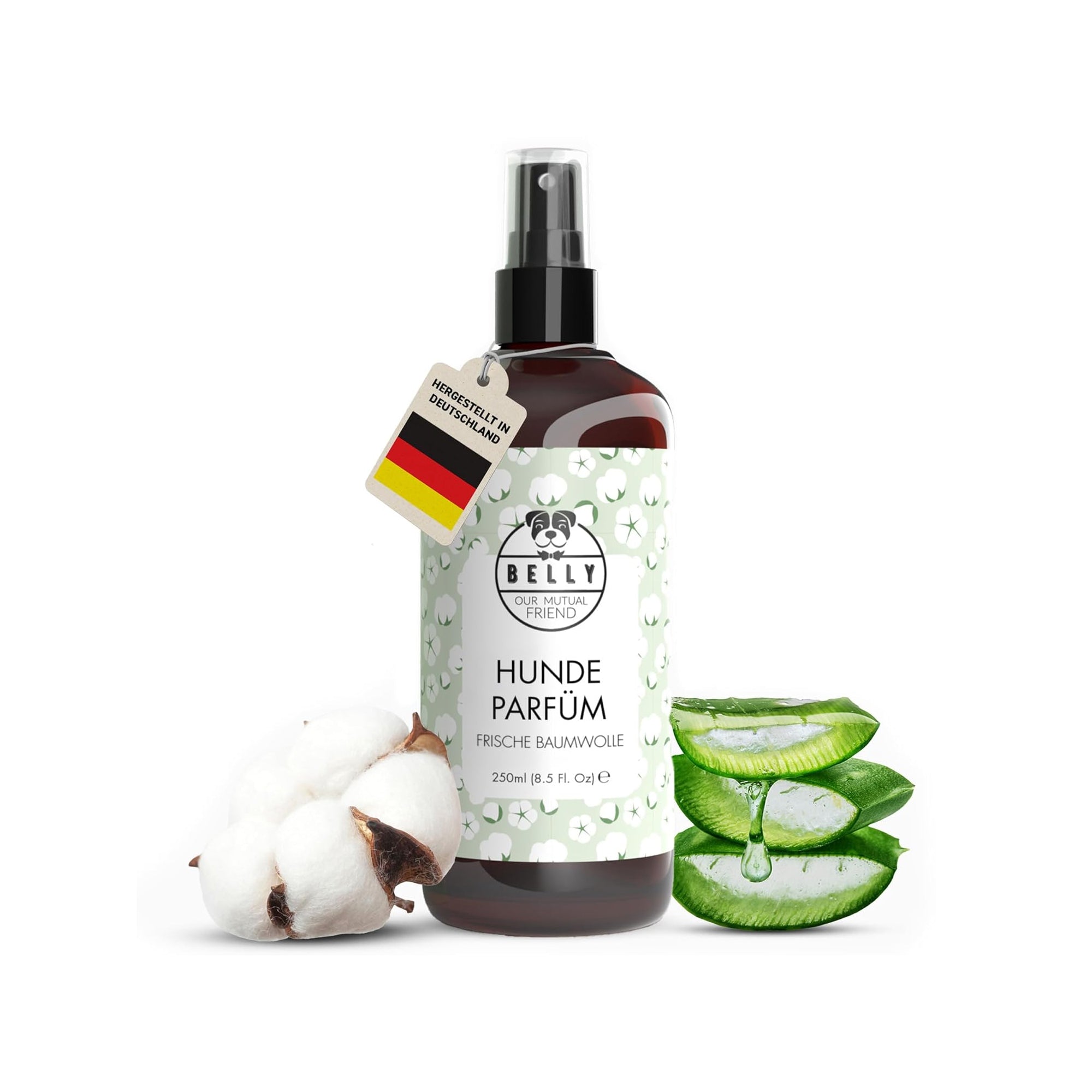 Belly Dog Deodorant Spray 250 ml ƒ?? Fresh Cotton Scent Pet Grooming Perfume