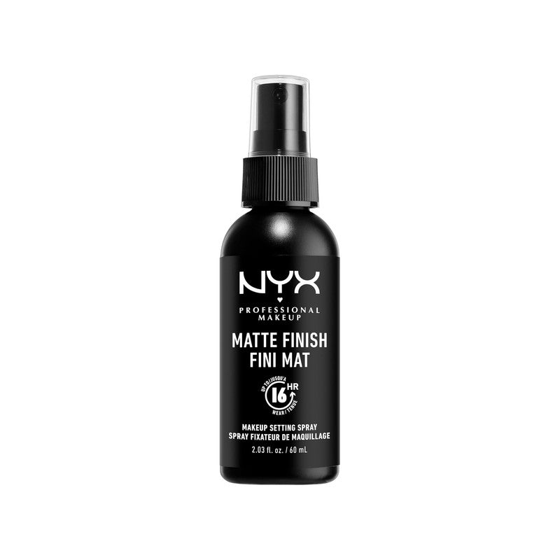 NYX Professional Makeup Matte Setting Spray 60ml Long Lasting Vegan Cruelty Free Makeup Fixing Spray up to 16 Hours Wear