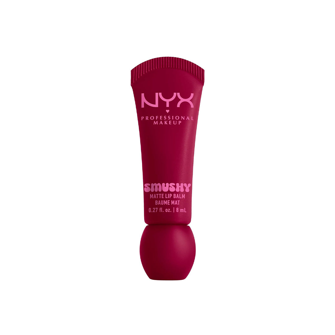 NYX Professional Makeup Smushy Matte Lip Balm, Soft Diffused Color, Matte Finish, Squeeze N' Sizzle