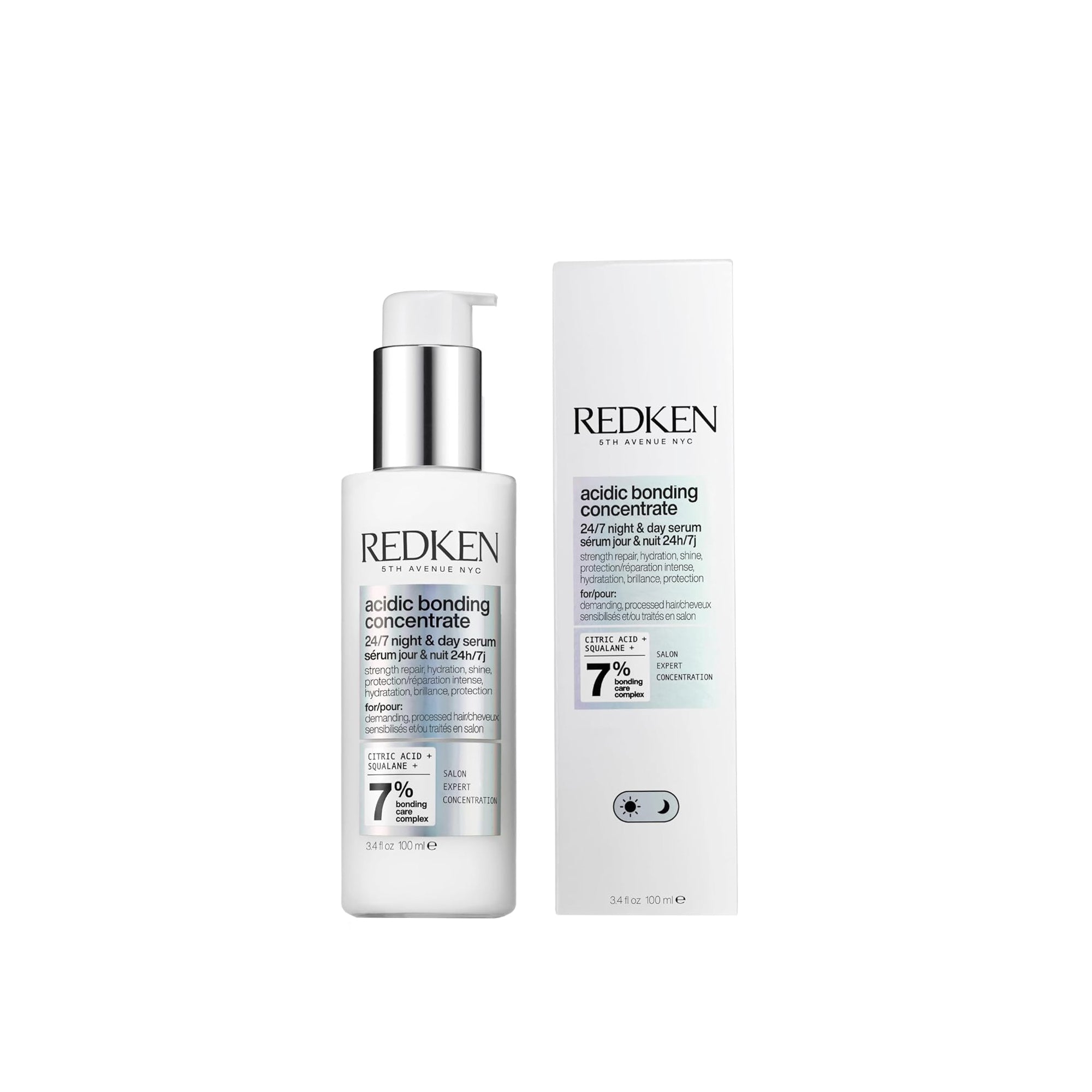 Redken Acidic Bonding Concentrate 24/7 Serum – Hair Repair & Anti-Frizz Treatment