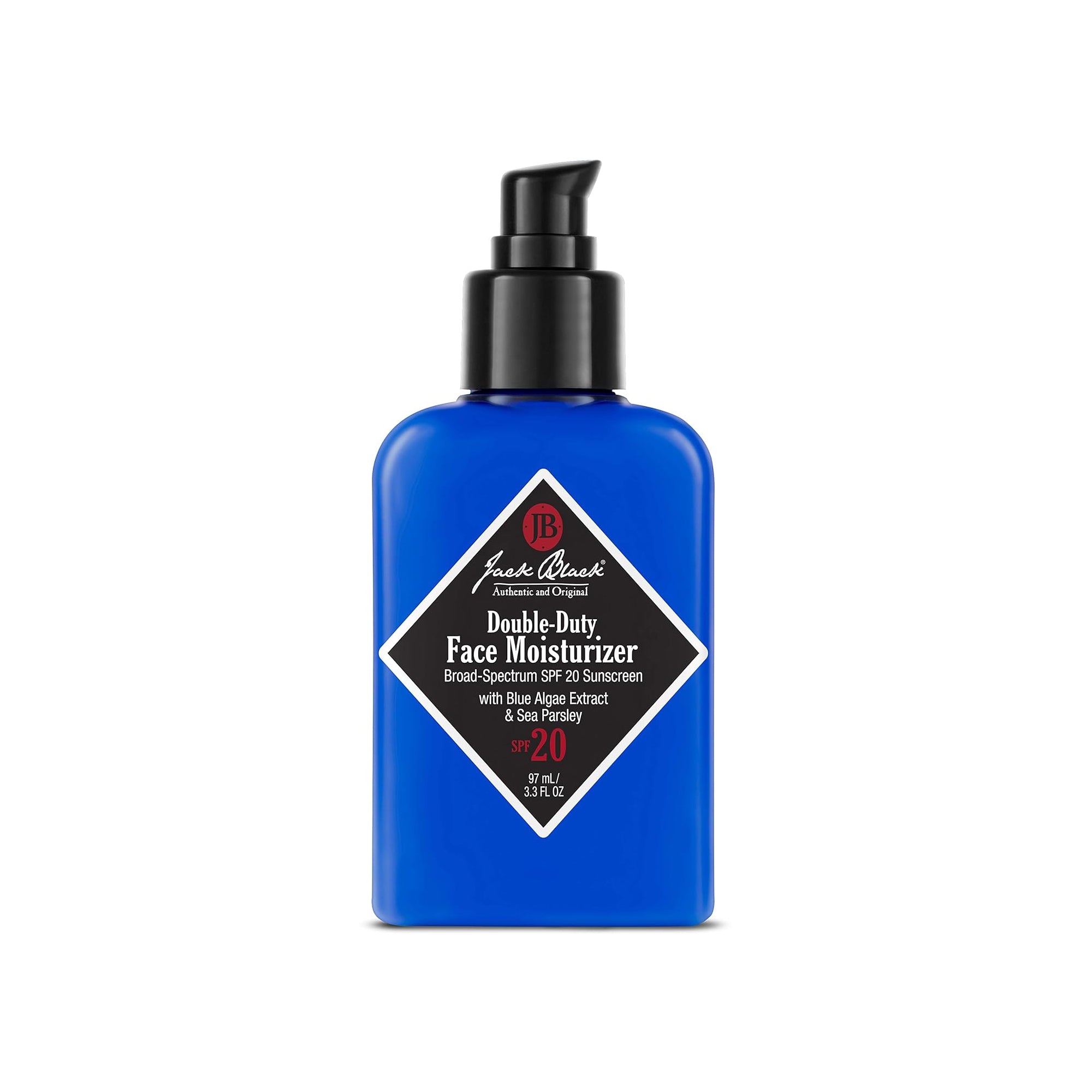Jack Black Double Duty Face Moisturizer SPF 20 – Mens Facial Lotion, 2-in-1 Moisturizer & Sunscreen