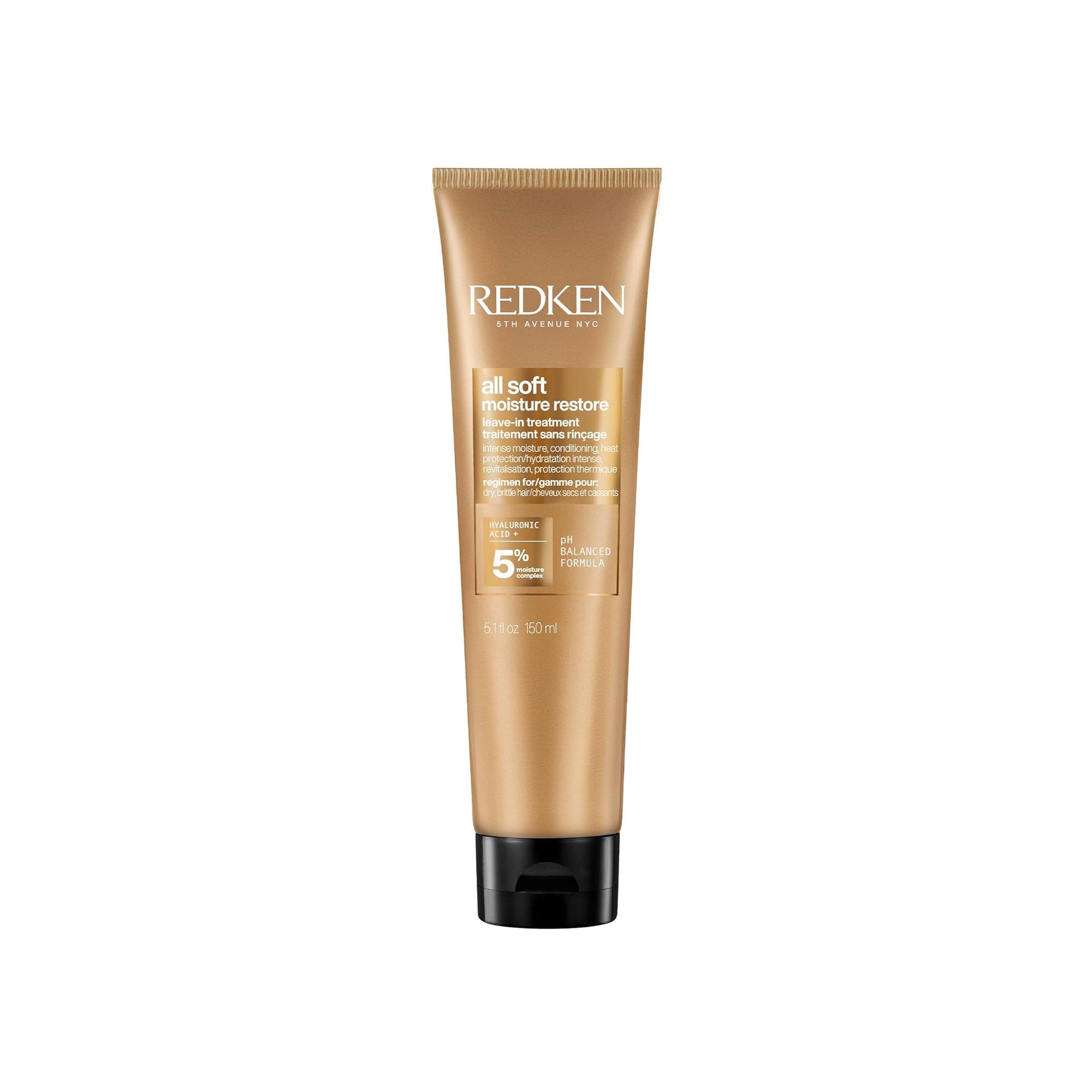 Redken All Soft Moisture Restore Leave-In Treatment For Dry, Brittle Hair - Hair Treatment For Humidity, Heat and Frizz Protection