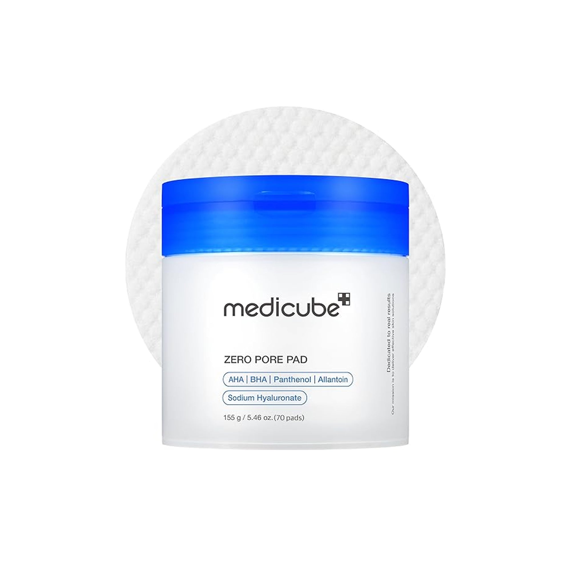Medicube Zero Pore Pads 2.0 Dual Textured Exfoliating Toner Pads with AHA BHA for Pore Care and Smooth Skin Korean Skincare