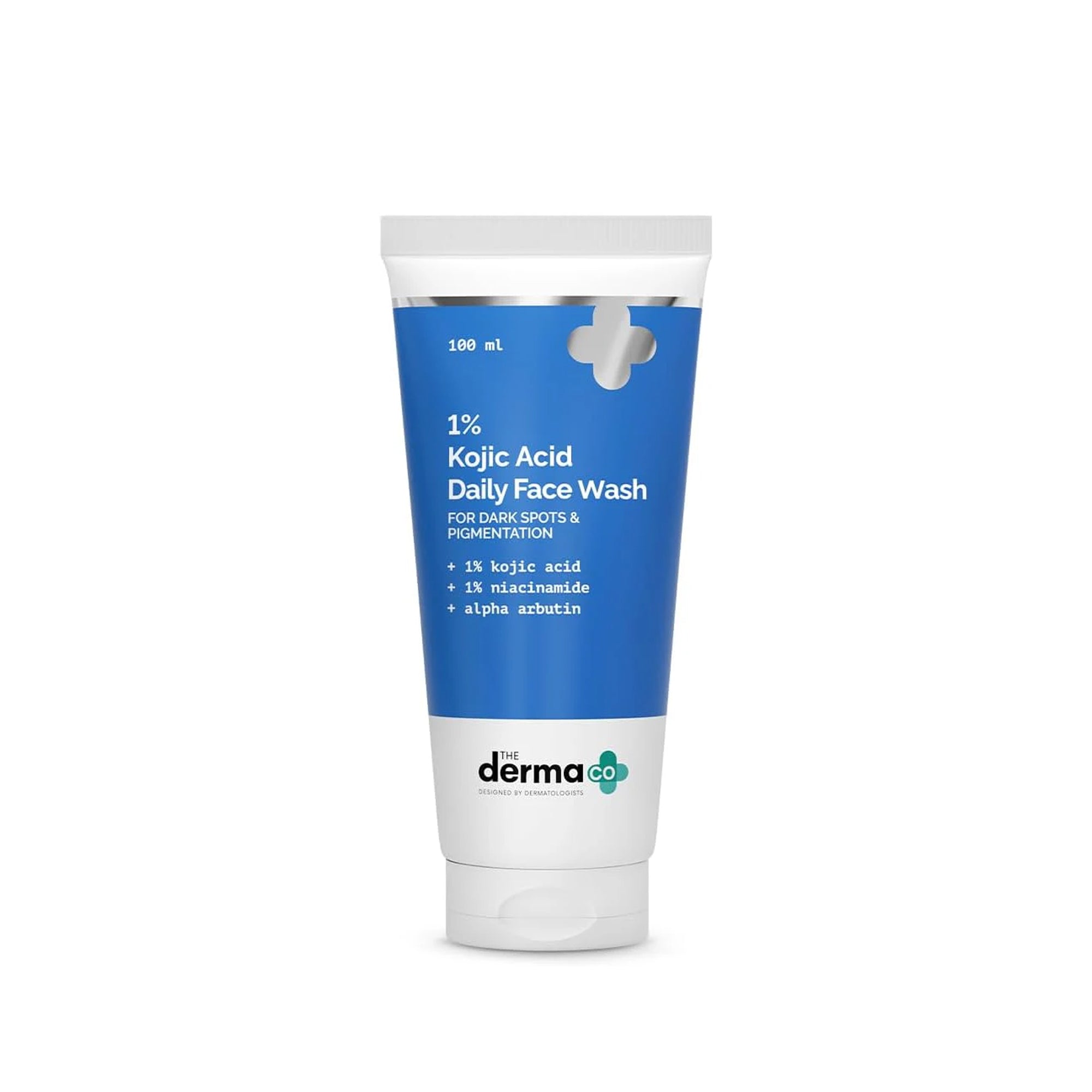 The Derma Co 1% Kojic Acid Face Wash For Oily Skin with Niacinamide & Alpha Arbutin, Reduces Dark Spots, Acne Marks & Hyperpigmentation for Skin...