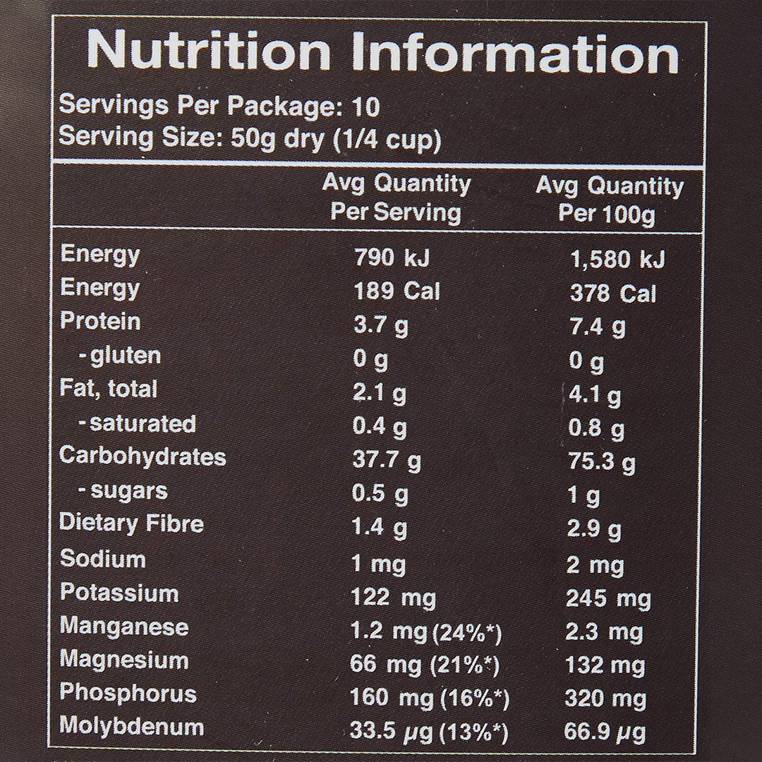 Jasberry Organic Purple Rice 500g Whole Grain Superfood Gluten Free Non GMO Rice Rich in Antioxidants and Fiber
