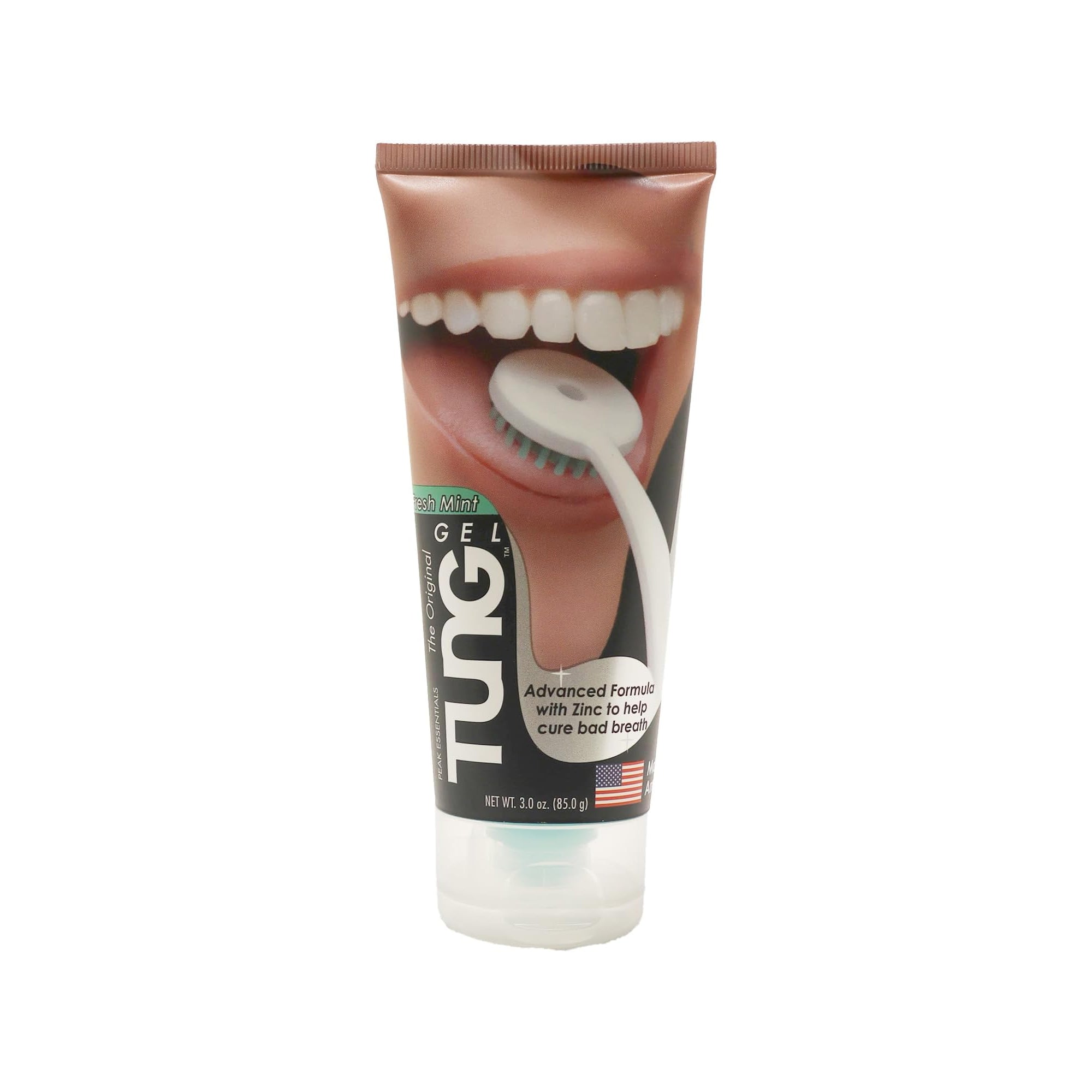 TUNG Fresh Mint Oral Care Gel 85g Tongue Cleaning Gel for Fresh Breath and Bacteria Removal