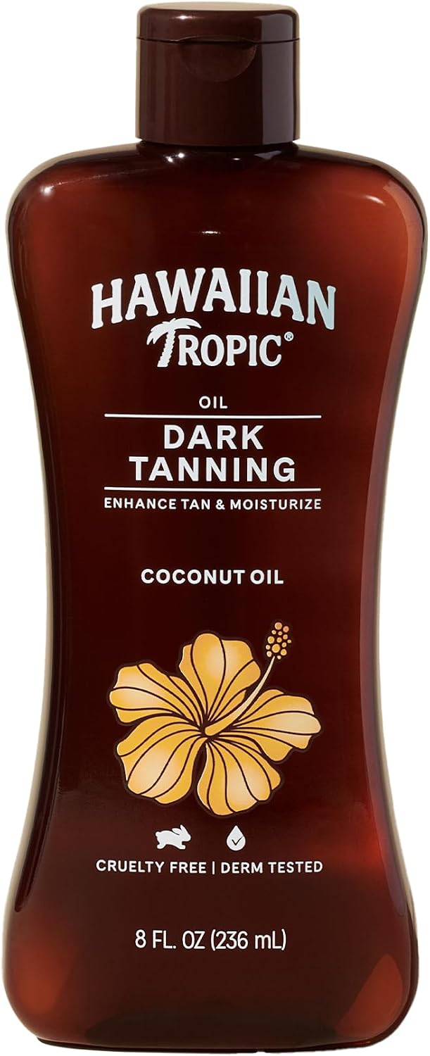 Hawaiian Tropic Dark Tanning Oil Original 8 oz