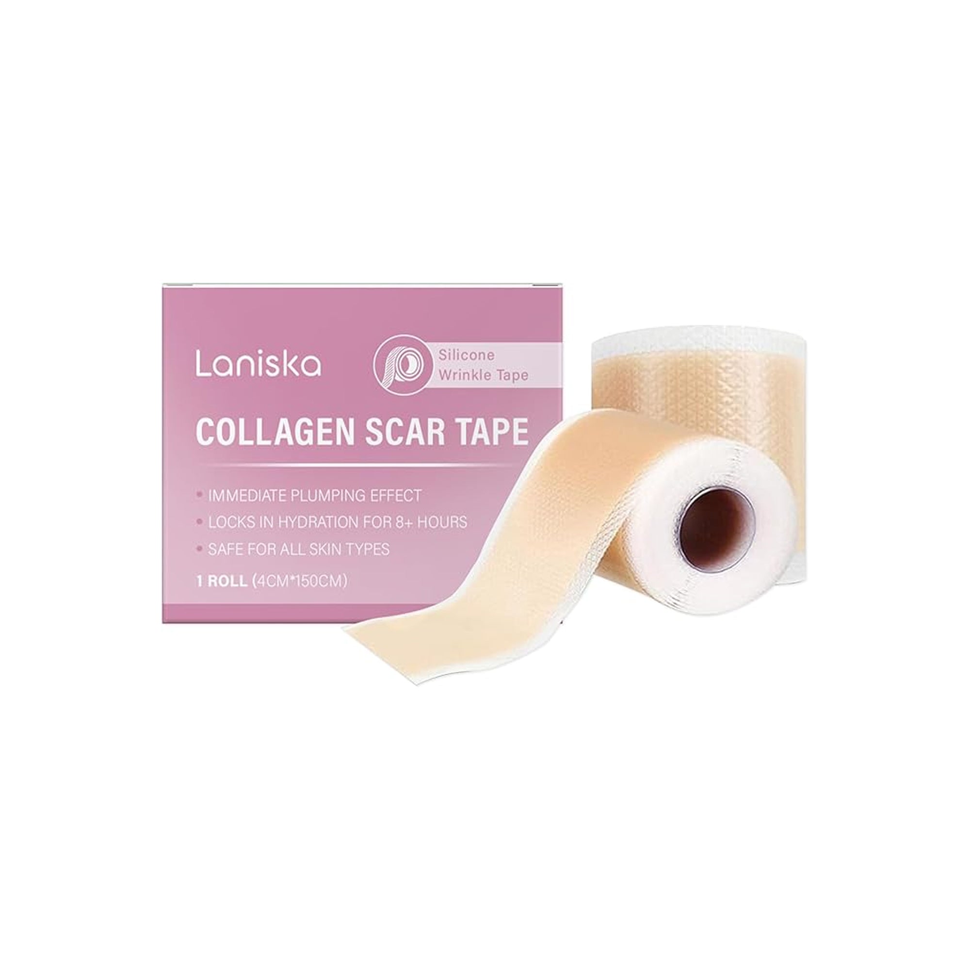 Silicone Scar Sheets Roll 4cm x 150cm ƒ?? Medical Silicone Tape for Scar Treatment | Helps Reduce Surgical Scars, Wrinkles & Skin Marks (Face & Body)