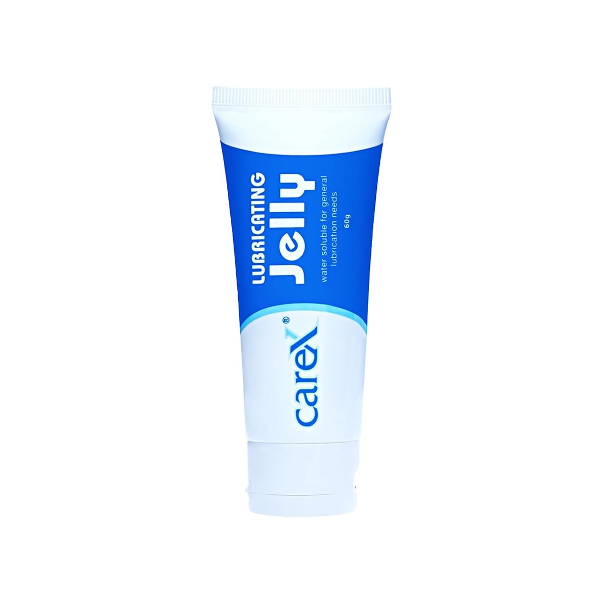 Carex Lubricating Jelly 60g – Water-Soluble, Greaseless & Non-Irritating Personal Lubricant | Transparent Formula
