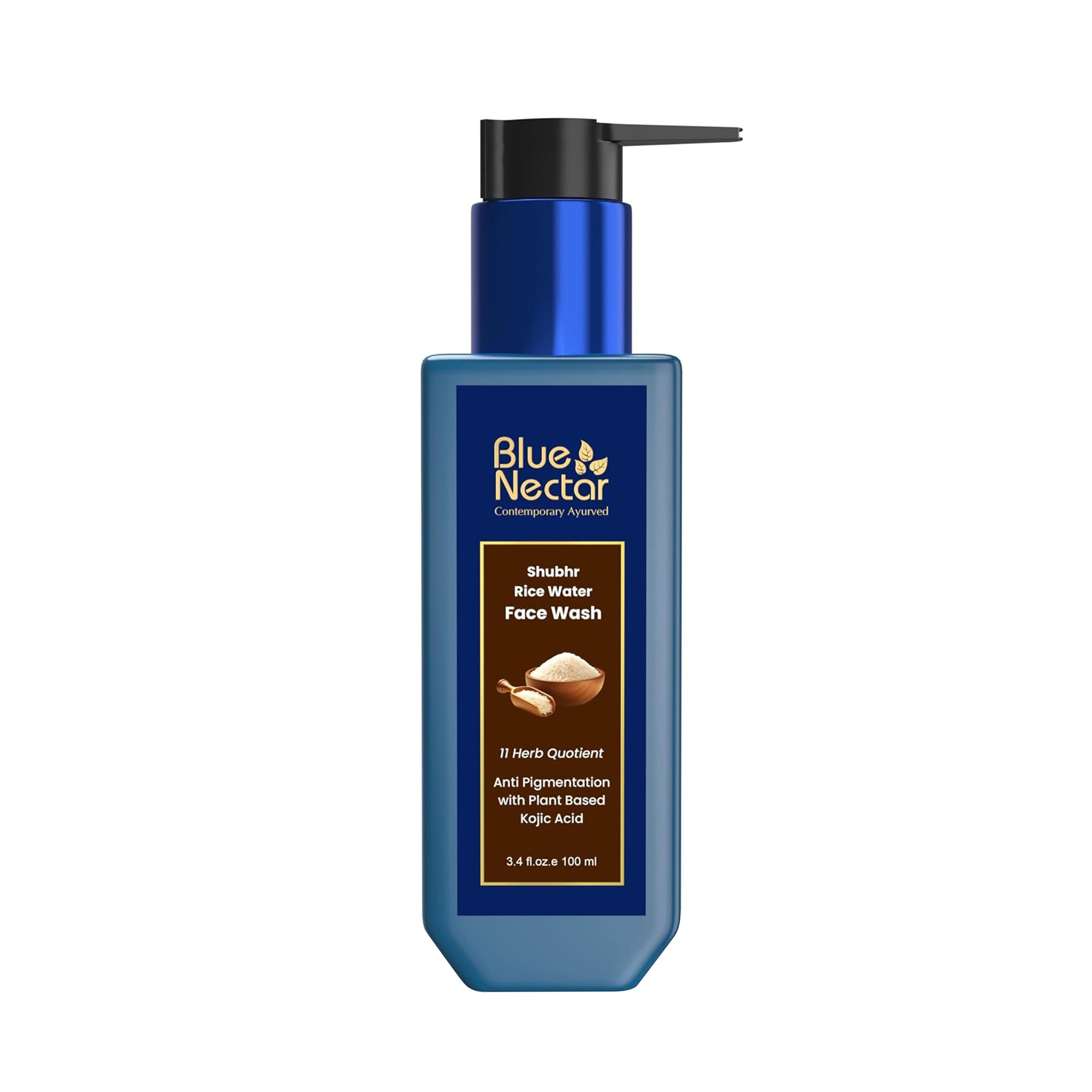 Blue Nectar – Rice Water Face Wash with 2% Kojic Acid (100ml)