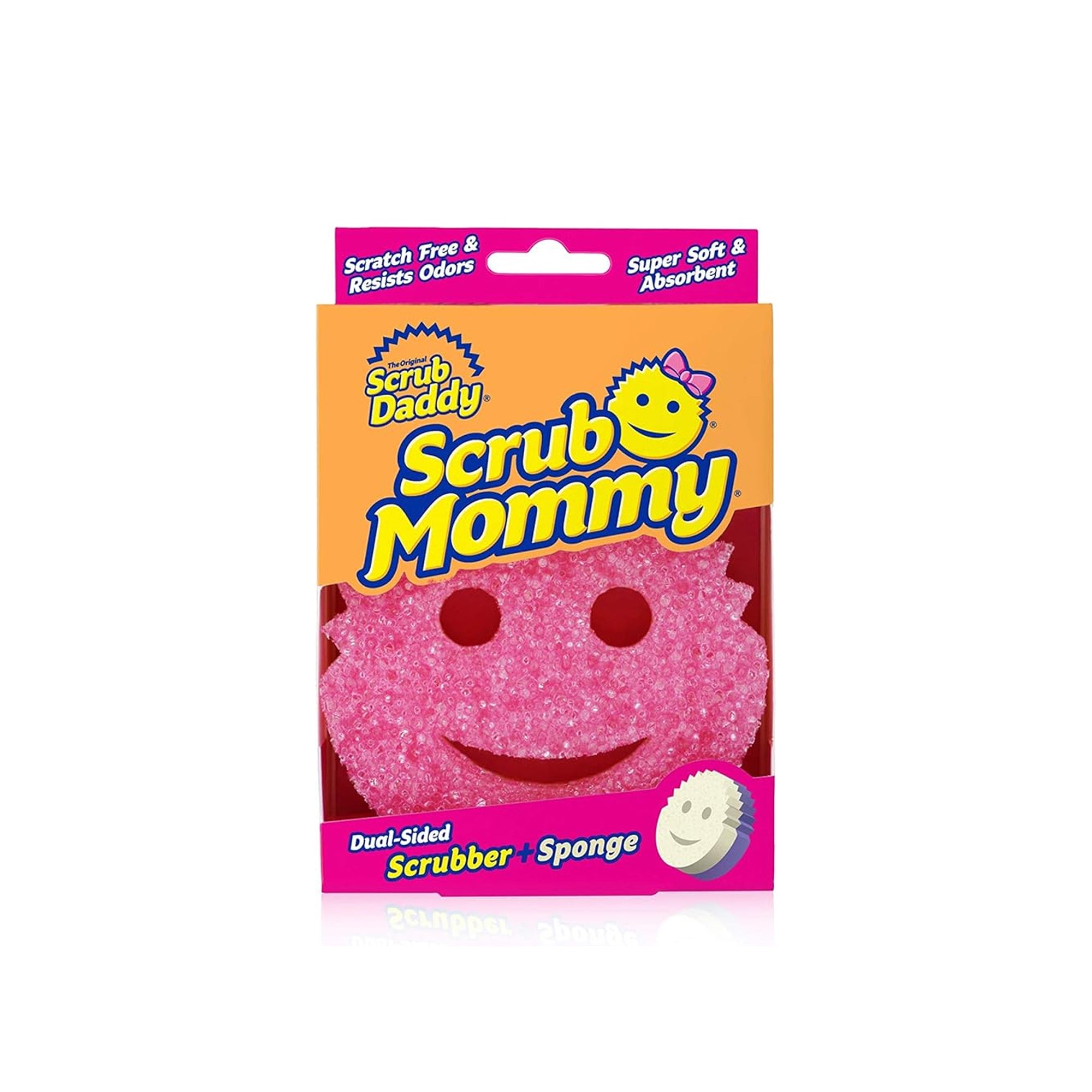 Scrub Daddy Scrub Mommy Multipurpose Dish Sponge – Scratch-Free Kitchen Scrubber | BPA-Free, Stain & Odor Resistant Cleaning Sponge (1 Count)