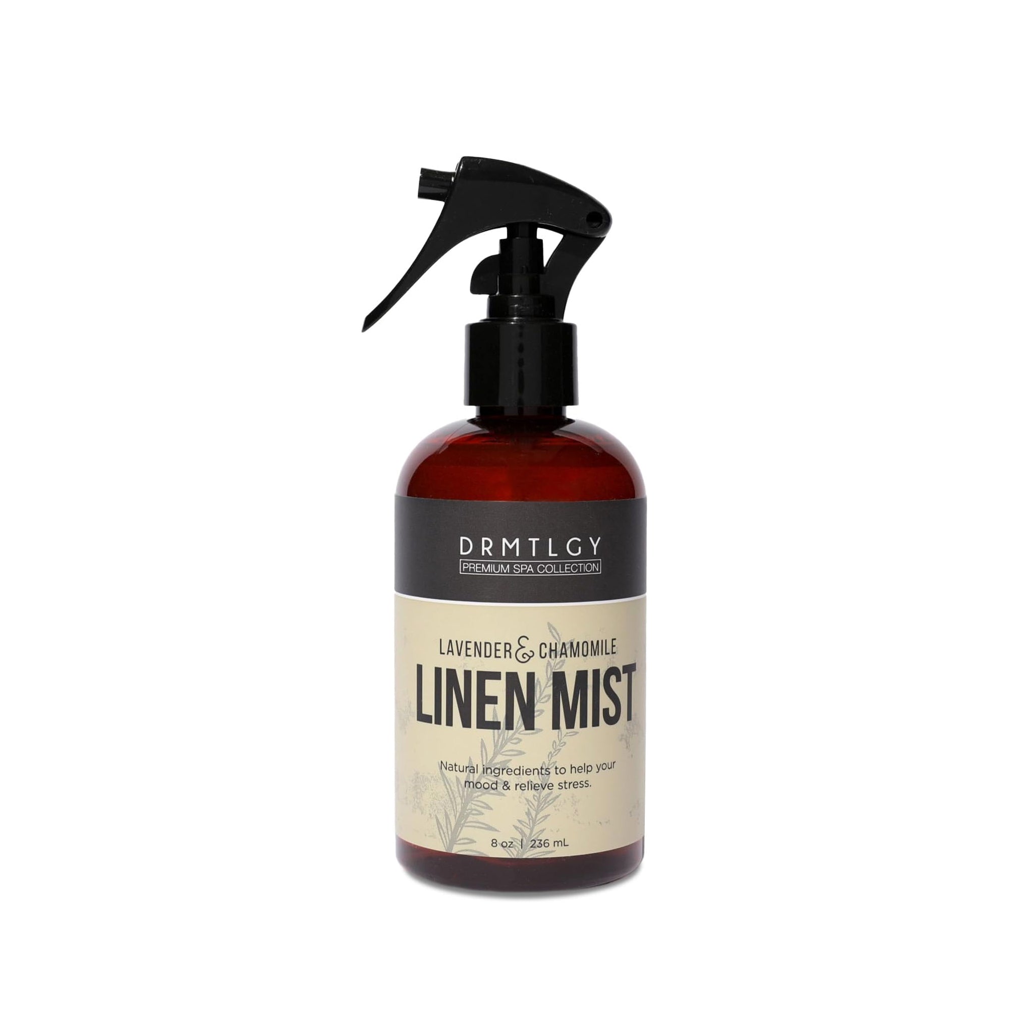 DRMTLGY Lavender Linen & Room Spray 8 oz Natural Aromatherapy Mist with Lavender Essential Oil & Chamomile | Pillow & Fabric Freshener Spray