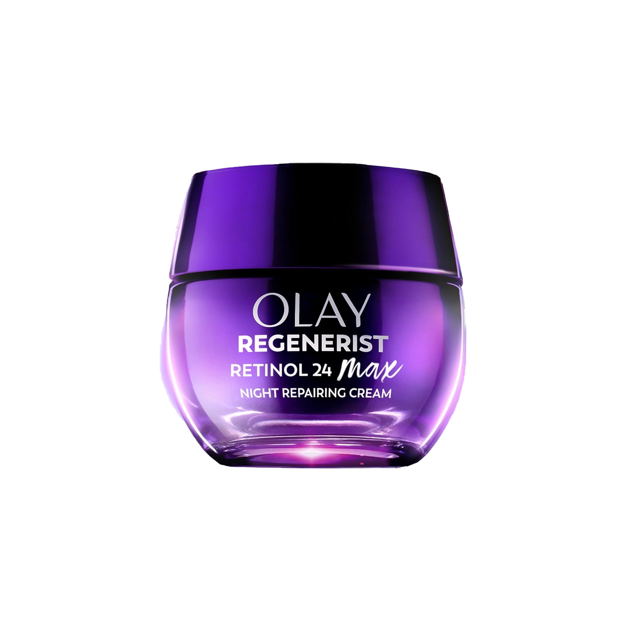 Olay Retinol 24 MAX Night Cream for Women 1.7 oz Fragrance-Free Anti-Aging Face Moisturizer with Niacinamide & Collagen | Anti-Wrinkle Hydrating Cream