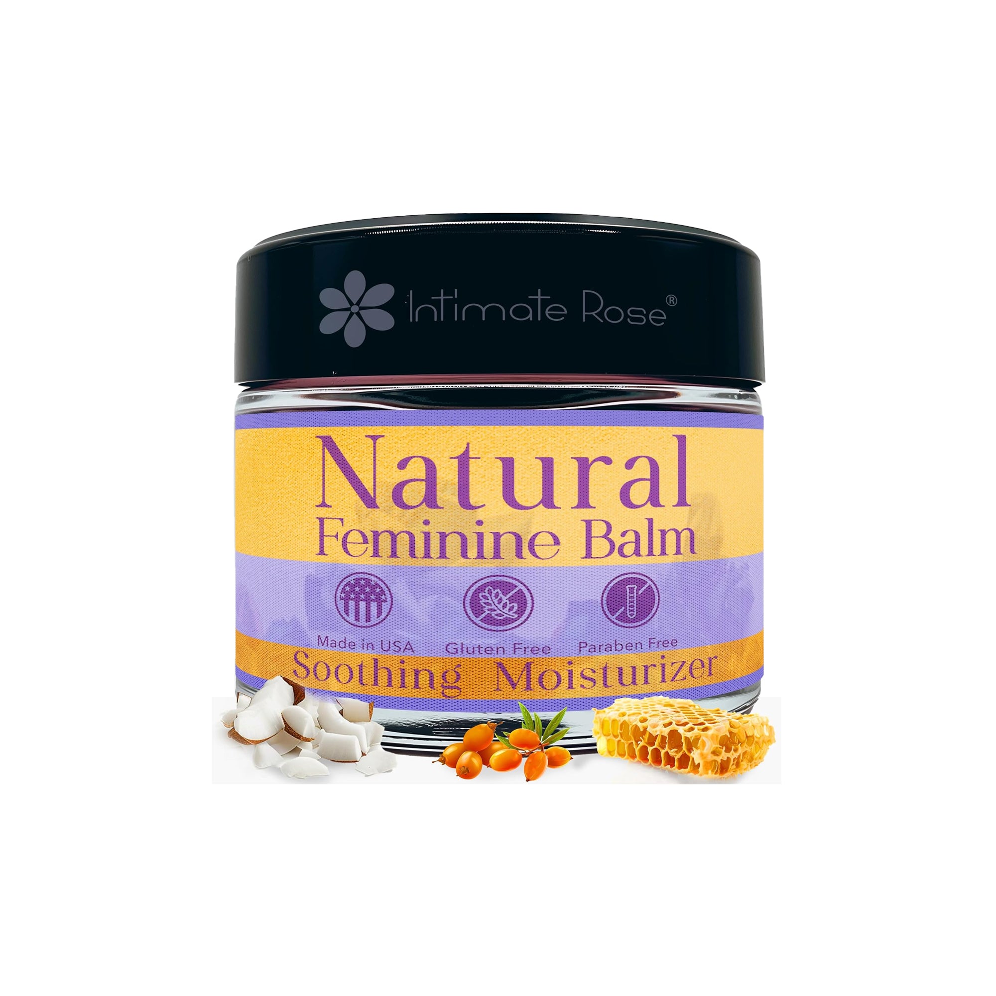 Organic Vulva Balm & Vaginal Moisturizer for Women Natural Intimate Care Cream for Dryness Relief | Non-Estrogen Formula