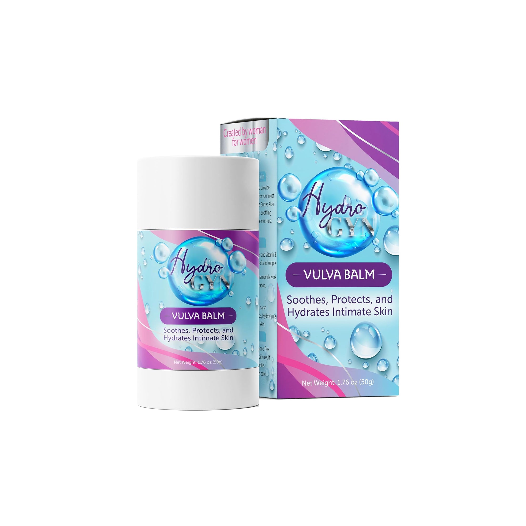 HydroGyn Vulva Balm Hormone-Free Vaginal Moisturizer for Dryness, Itching & Irritation | Menopause Support