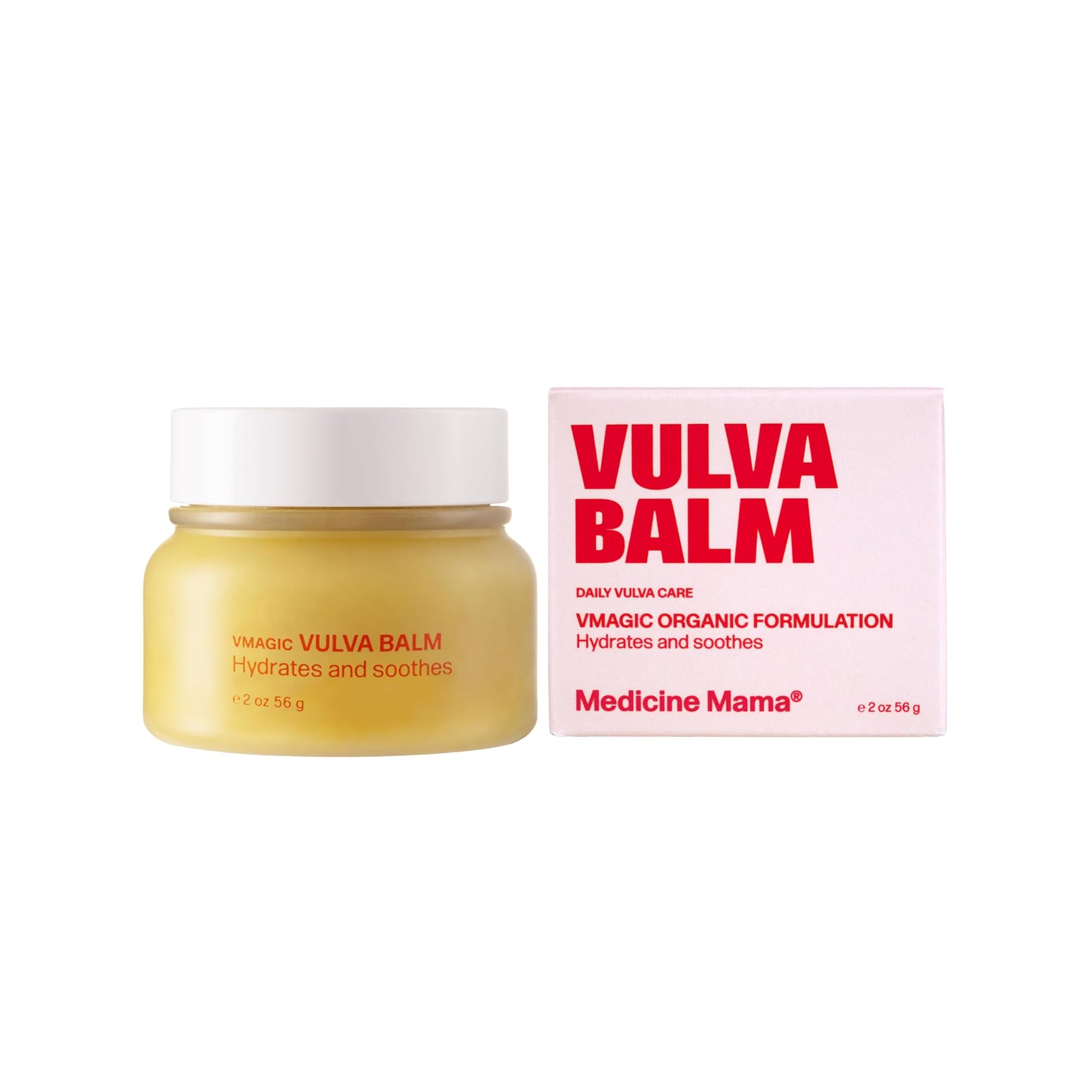 VMAGIC by Medicine Mama Organic Vulva Balm Hormone-Free Intimate Skin Care for Dryness, Itching & Menopause Relief