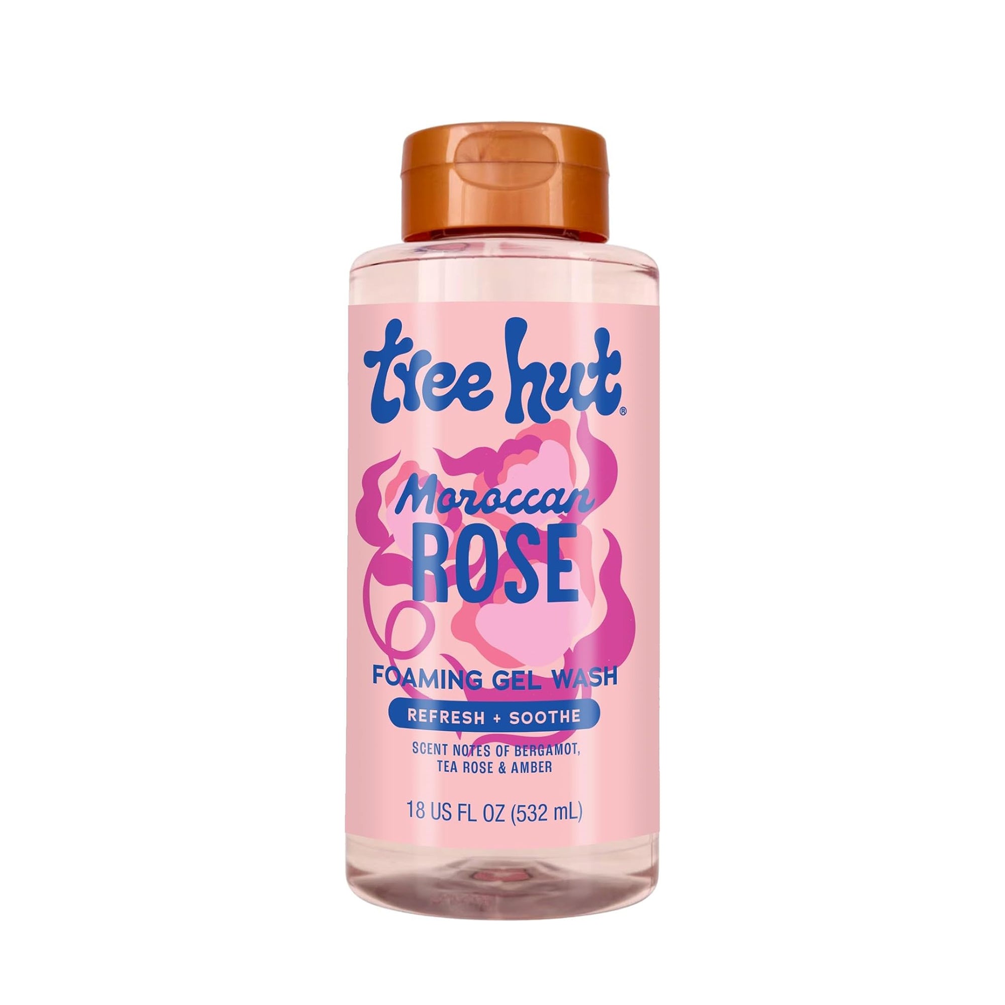 Tree Hut – Moroccan Rose Nourishing & Moisturizing Foaming Gel Wash (18 oz / 532g )