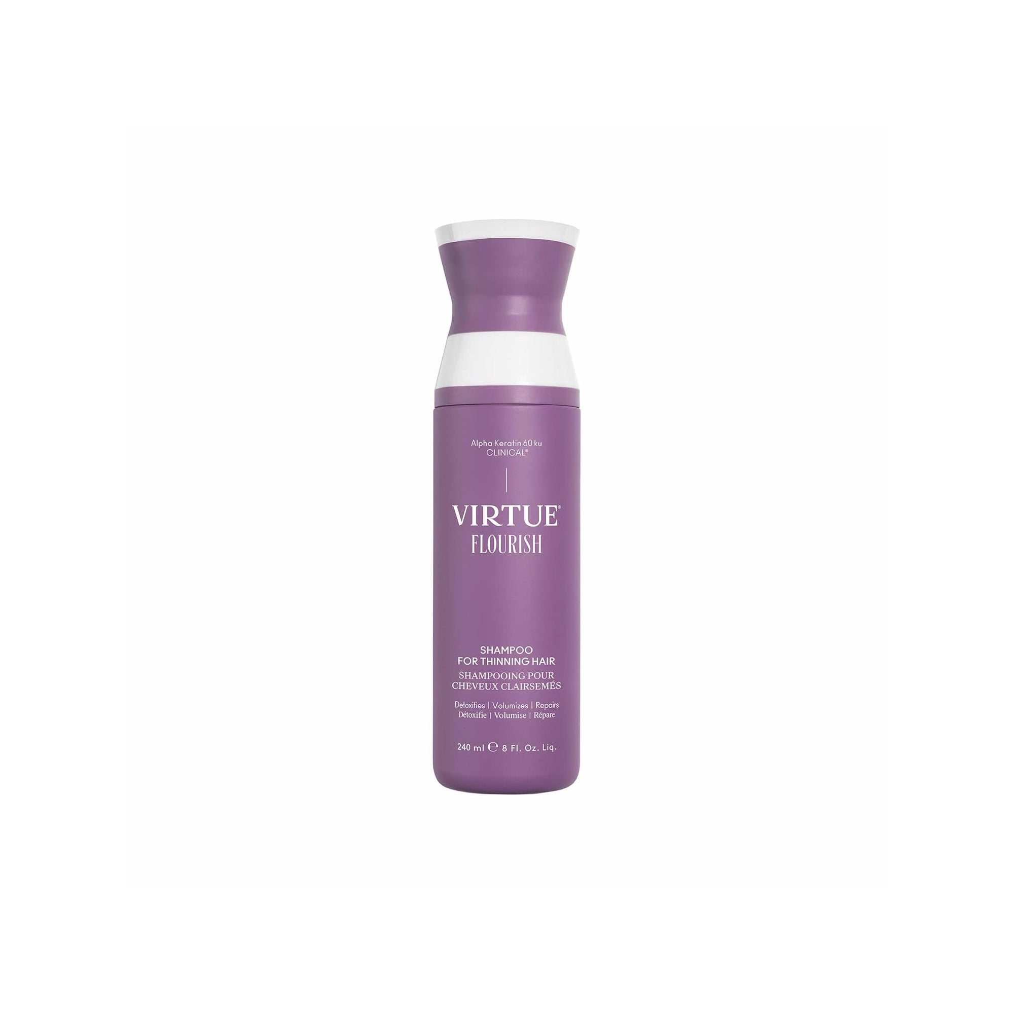 VIRTUE Flourish Sulfate-Free Shampoo – Volumizing & Hair Growth Support for Thinning Hair