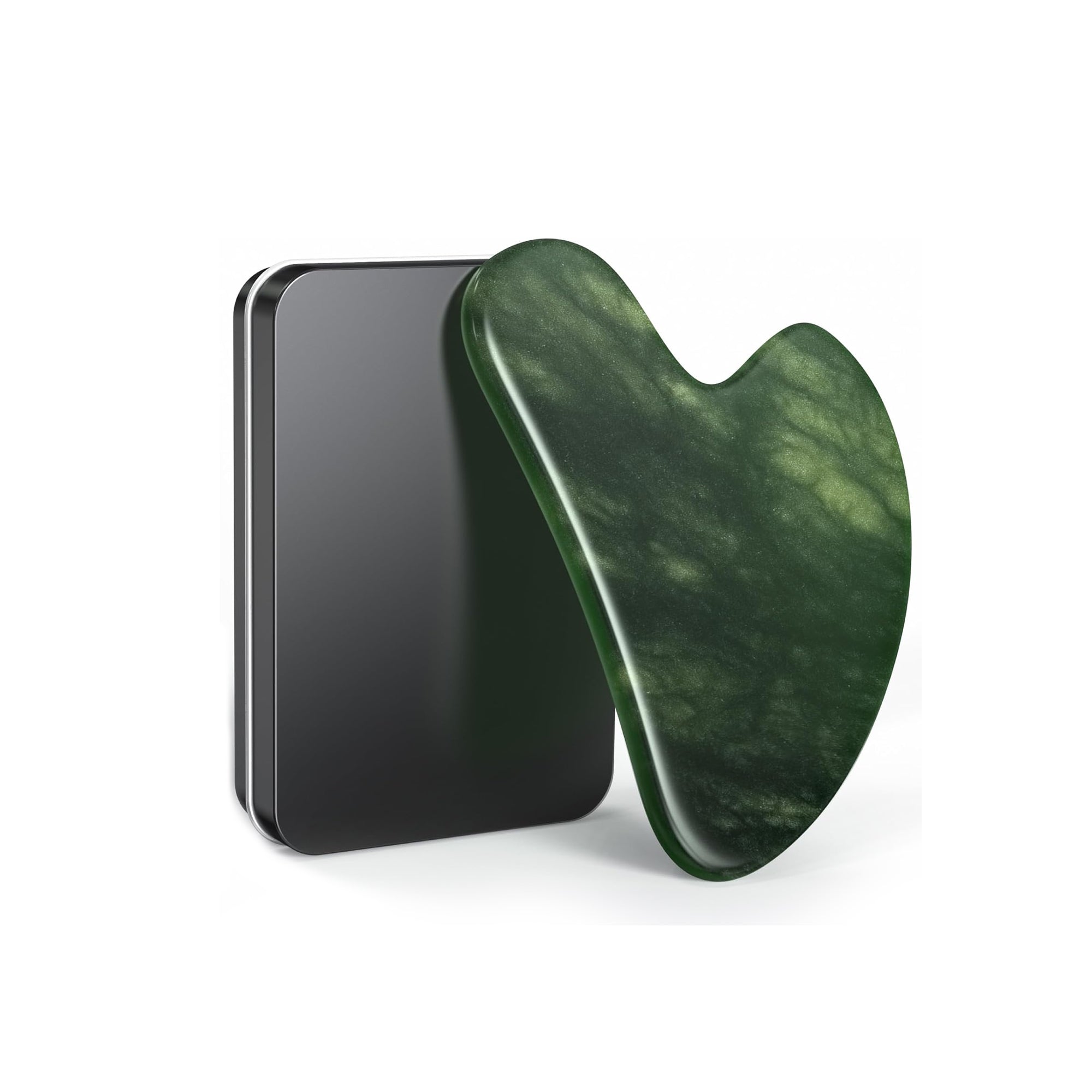 Tophld Gua Sha Facial Tool ƒ?? Natural Jade Stone Face Massage Scraper for Lifting, Lymphatic Drainage & Skin Care Therapy