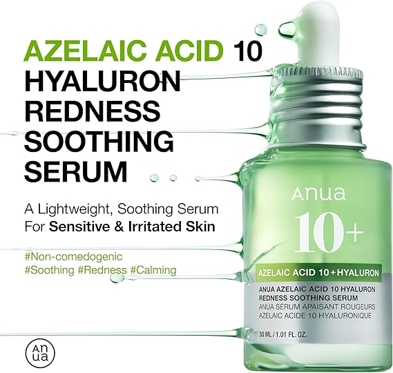 ANUA Azelaic Acid 10 Hyaluron Redness Soothing Serum