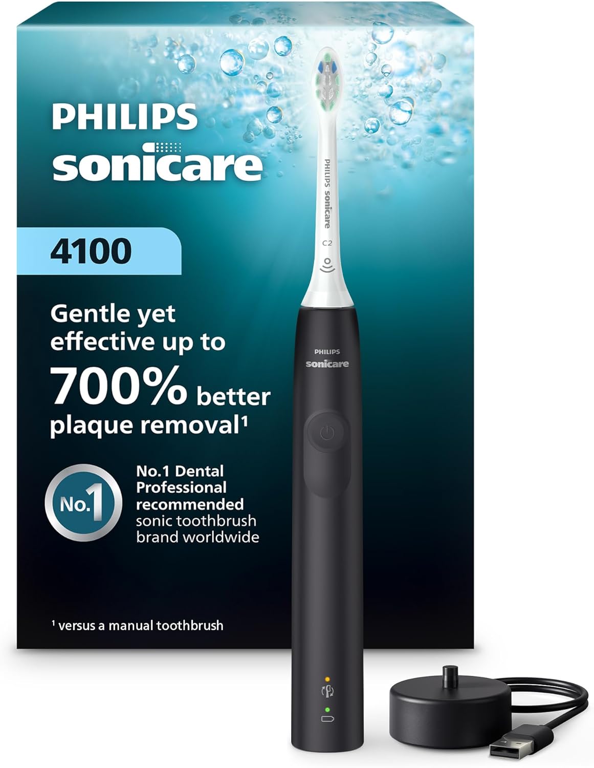 Philips Sonicare 4100 Rechargeable Electric Toothbrush,