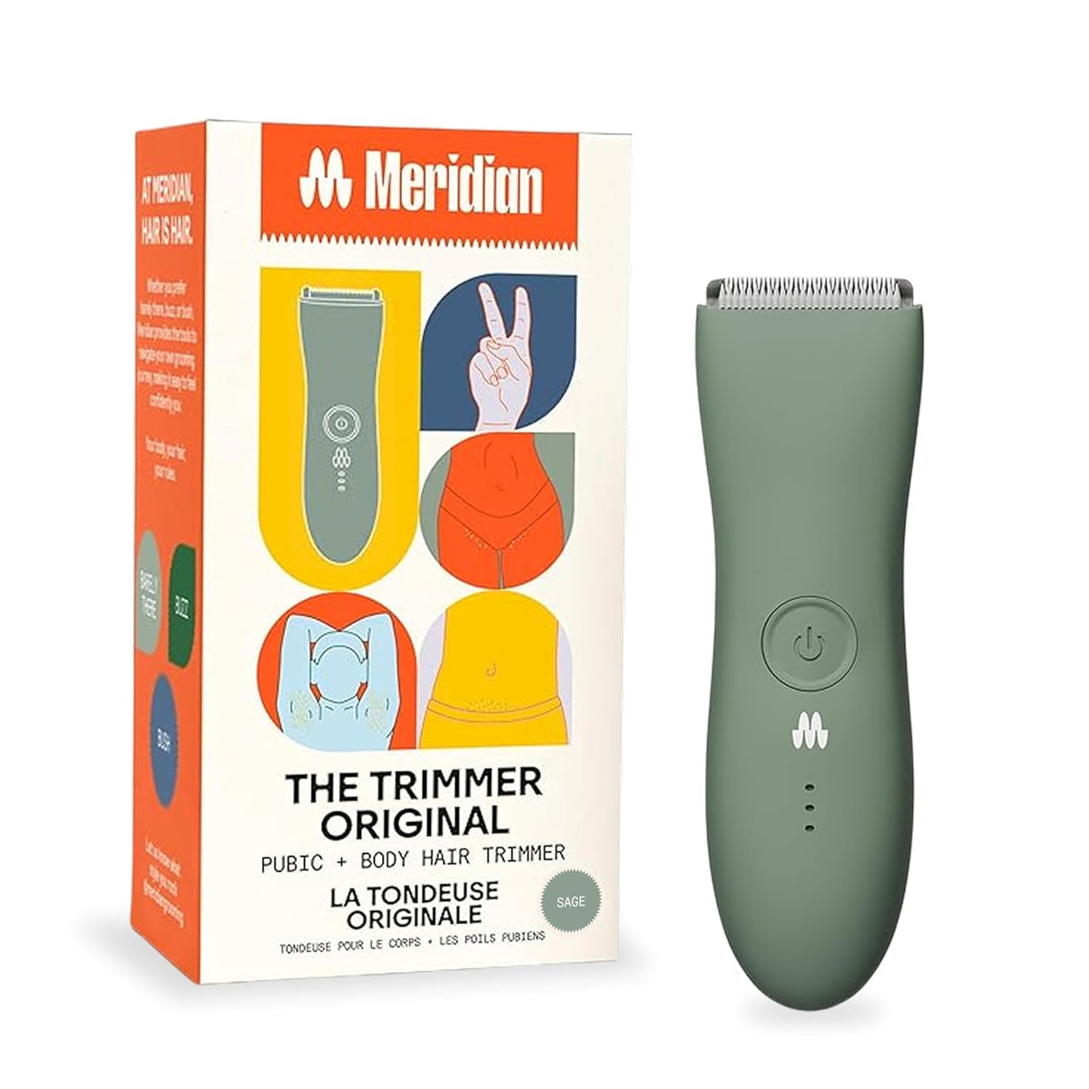 MERIDIAN Slimmer Trimmer Waterproof Electric Razor for Women