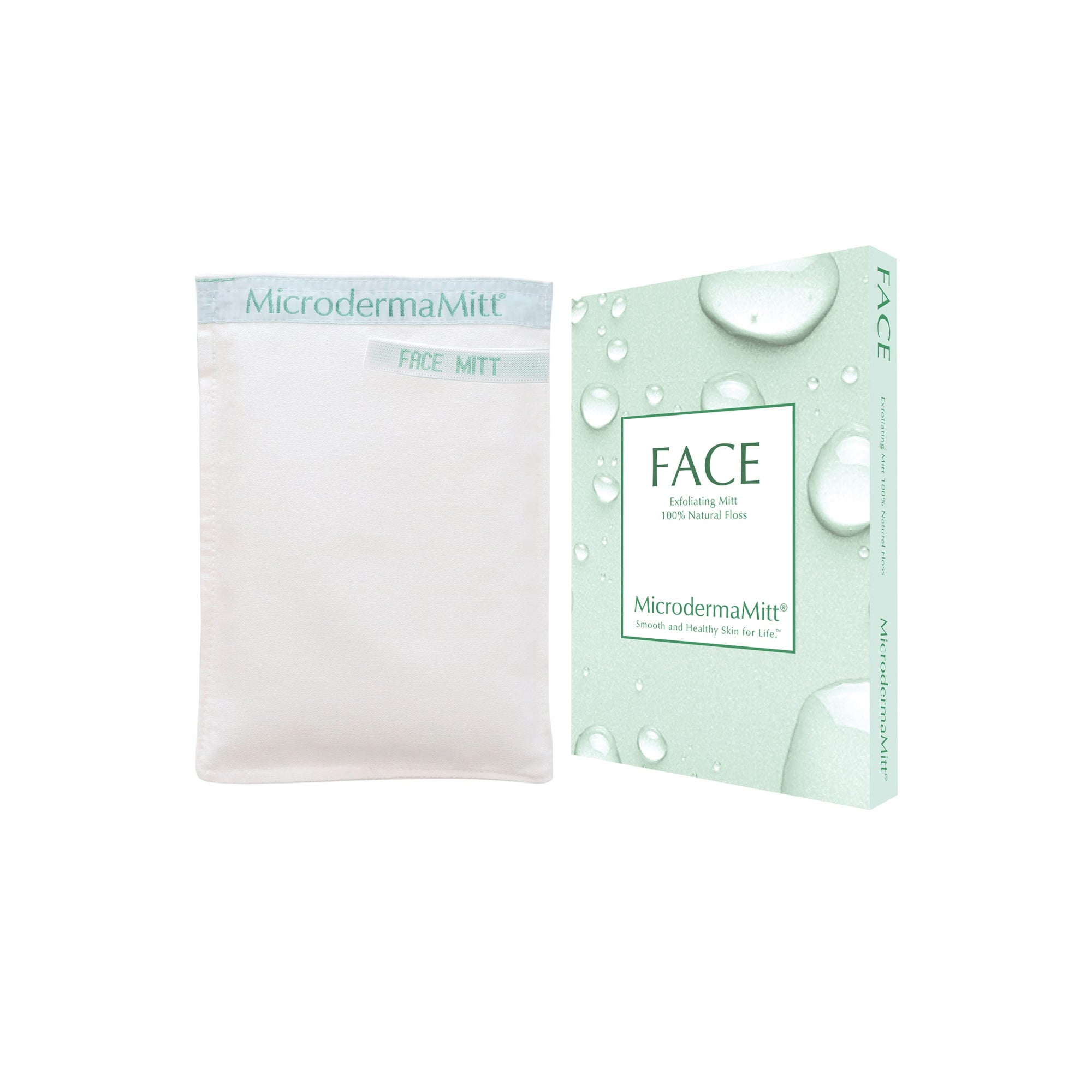 MicrodermaMitt Deep Exfoliating Mitt for Face, Lips & Neck Gentle Dead Skin & Blackhead Remover