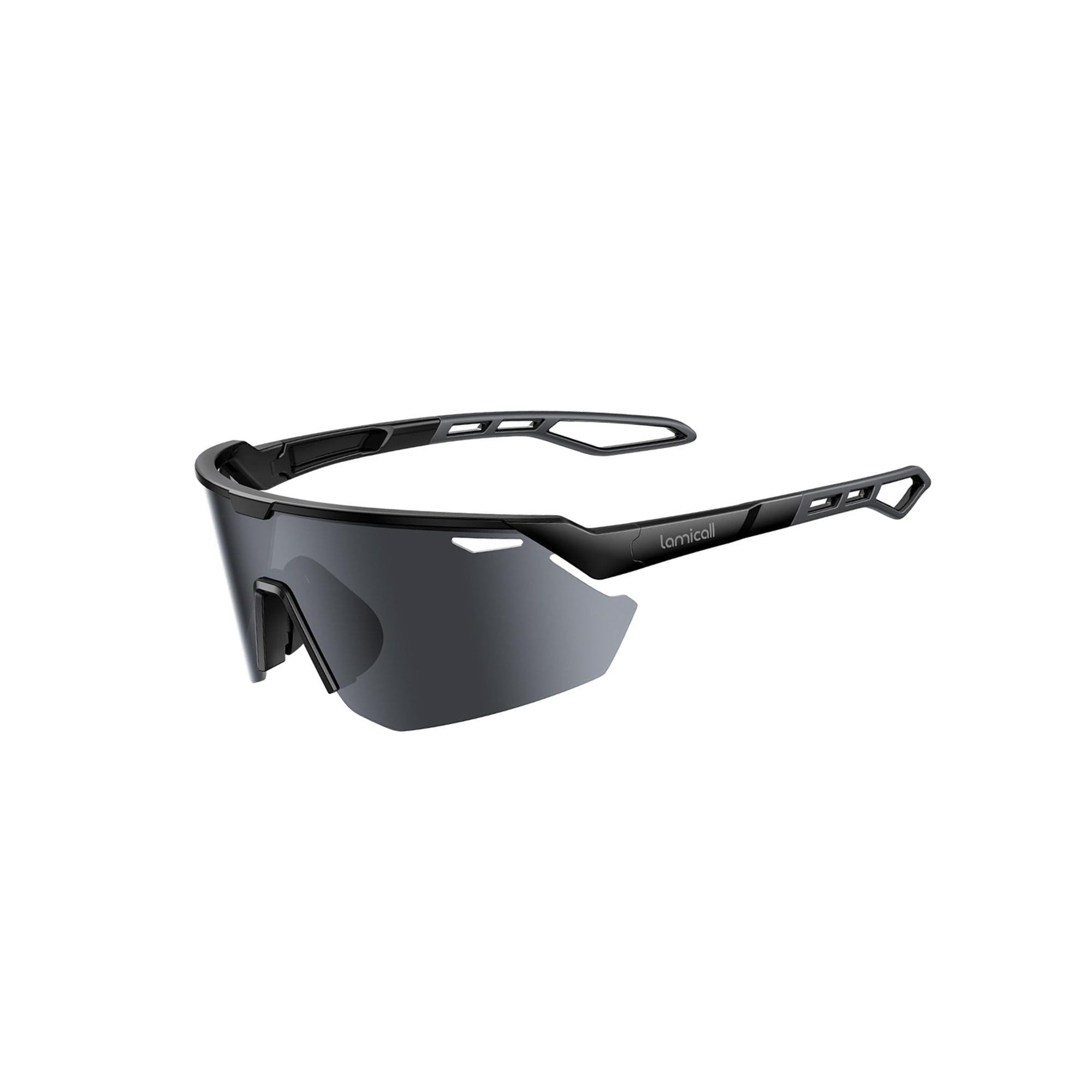 Lamicall Polarized Sports Sunglasses 24g Ultralight Adjustable Nose Pad UV400 Running