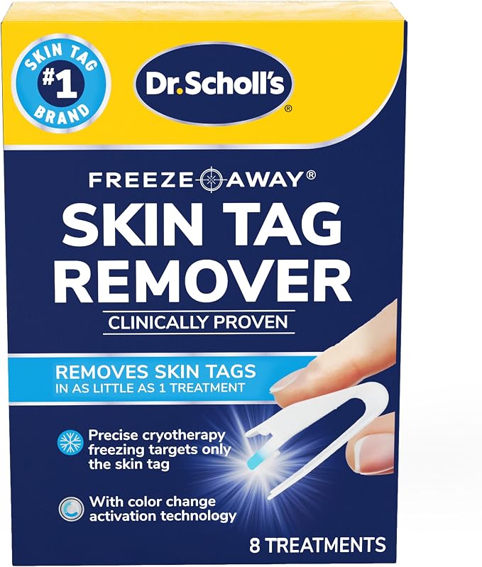 Dr Scholls Freeze Away Skin Tag Remover Cryotherapy Kit 8 Treatments