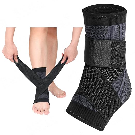 Adjustable Ankle Support Braces 2 Pack for Men and Women