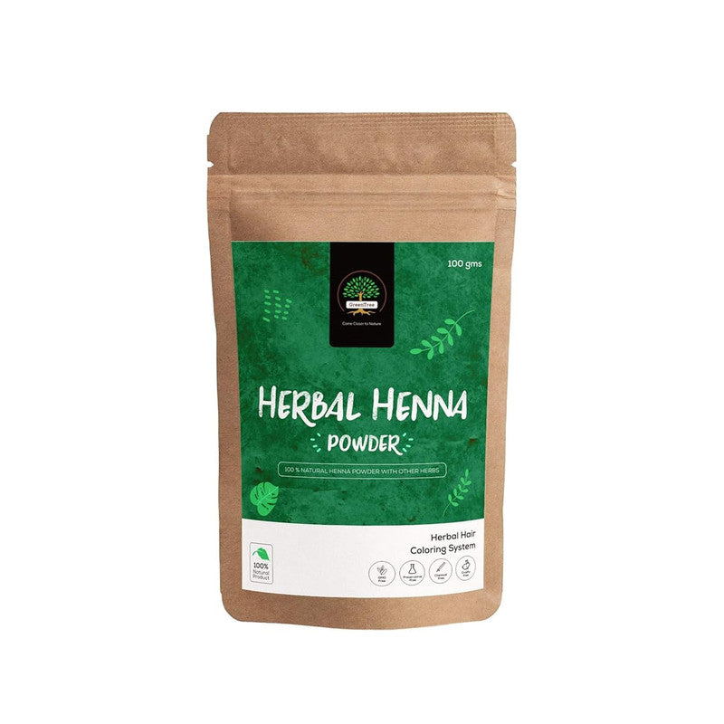 GreenTree Herbal Henna Powder 100g Natural Hair Dye