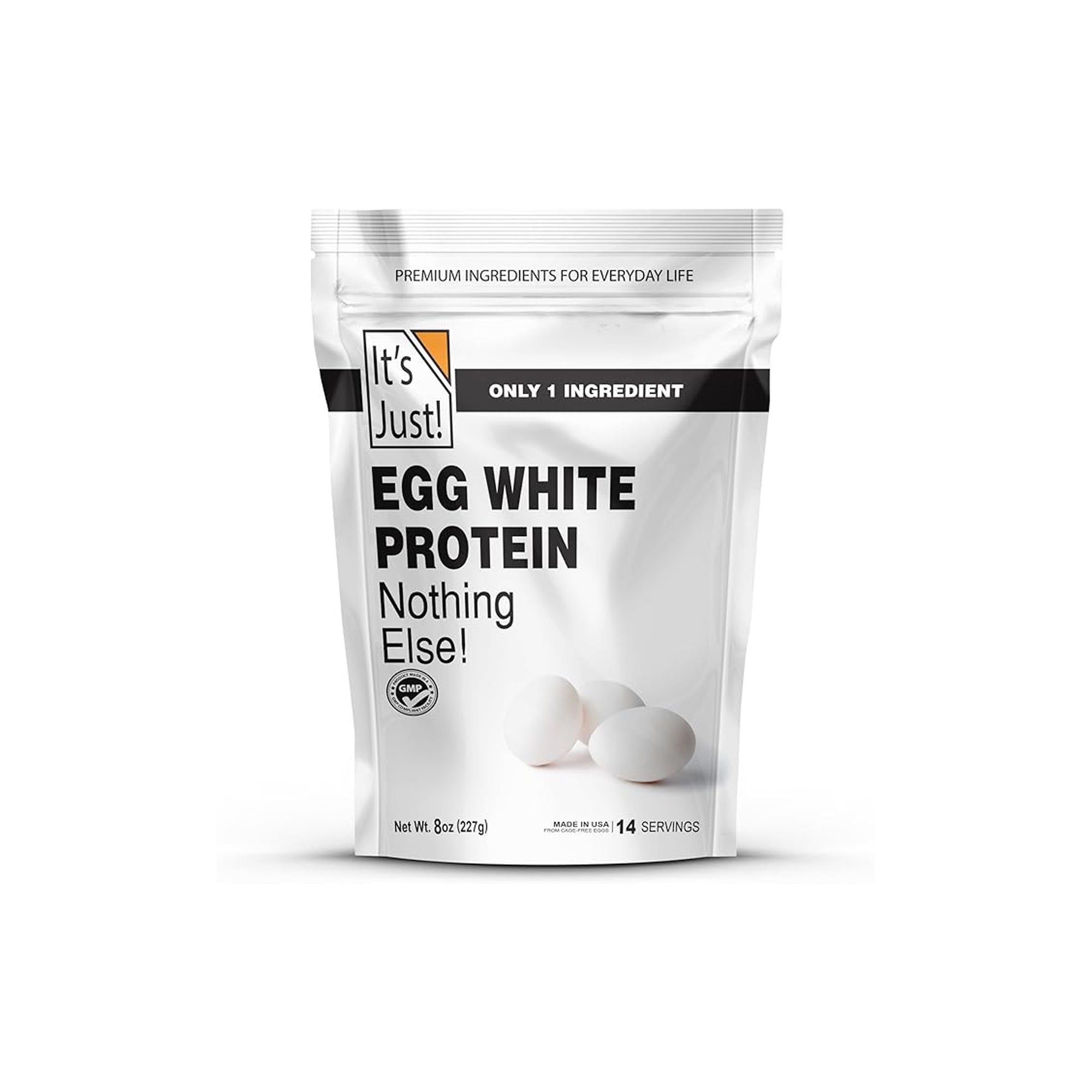 It’s Just Egg White Protein Powder – Dried Egg Whites, Unflavored, Non-GMO 8oz