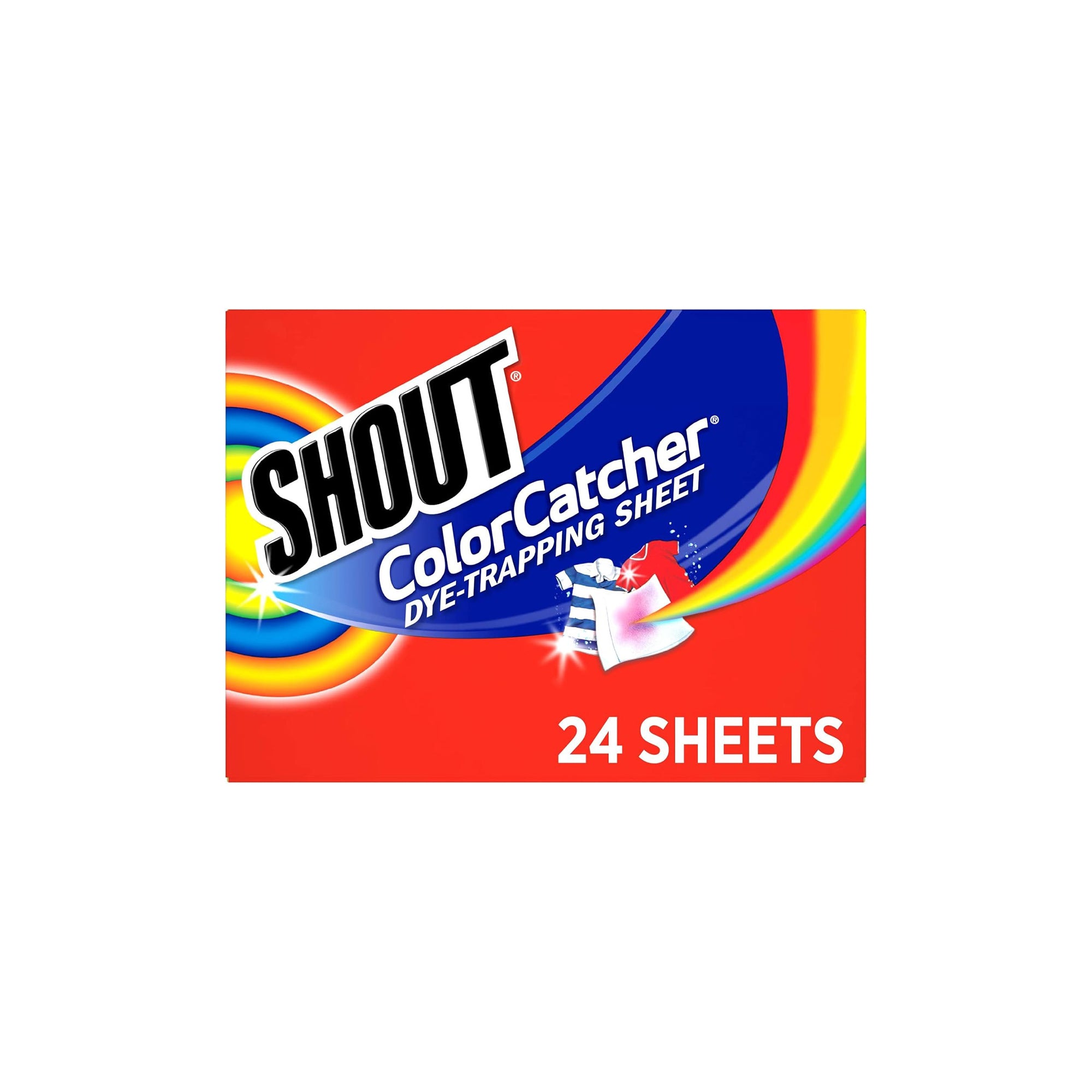 Shout Color Catcher, Dye-Trapping Sheets, 24 Sheets