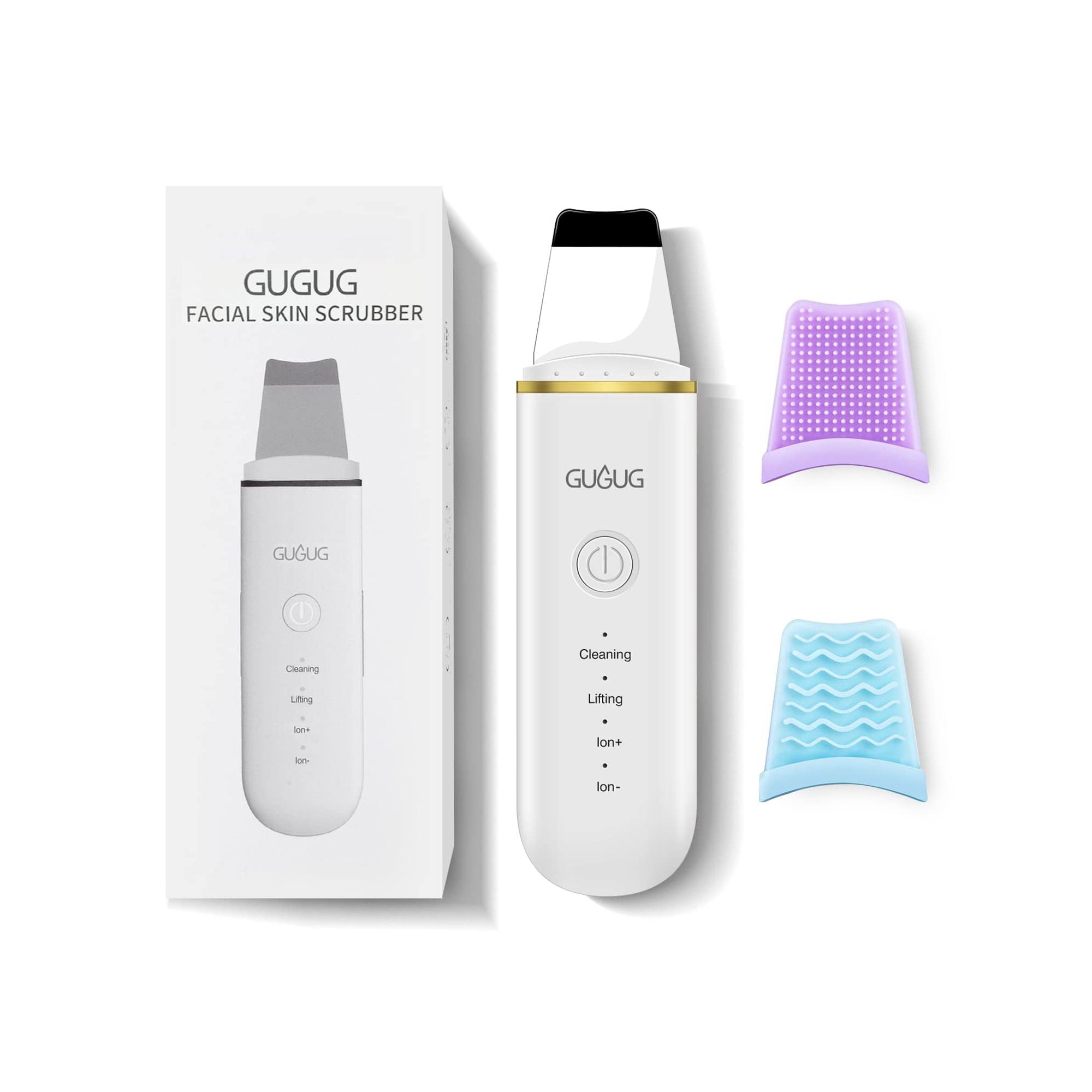 Ultrasonic Skin Scrubber Spatula ƒ?? Blackhead Remover & Pore Cleaner (4 Modes)