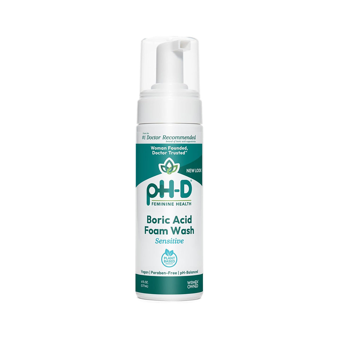 pH-D Feminine Health Boric Acid Foam Wash – Sensitive
