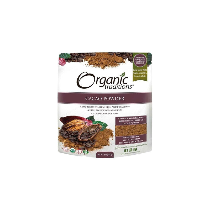 Organic Traditions Cacao Powder 227g