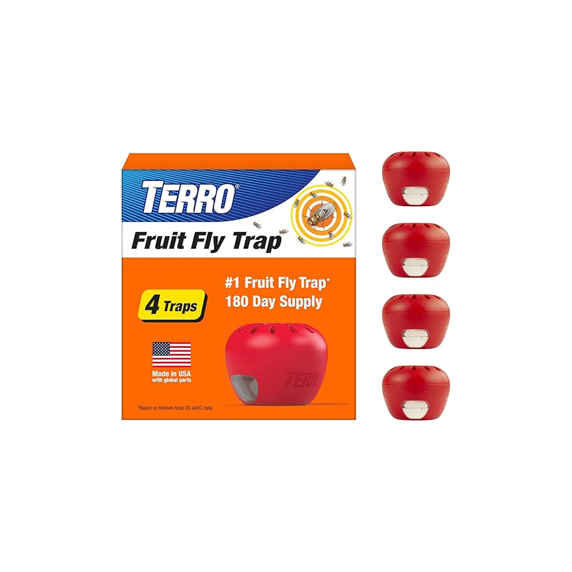Terro Fruit Fly Trap ƒ?? Ready-to-Use Indoor Fruit Fly Control Solution