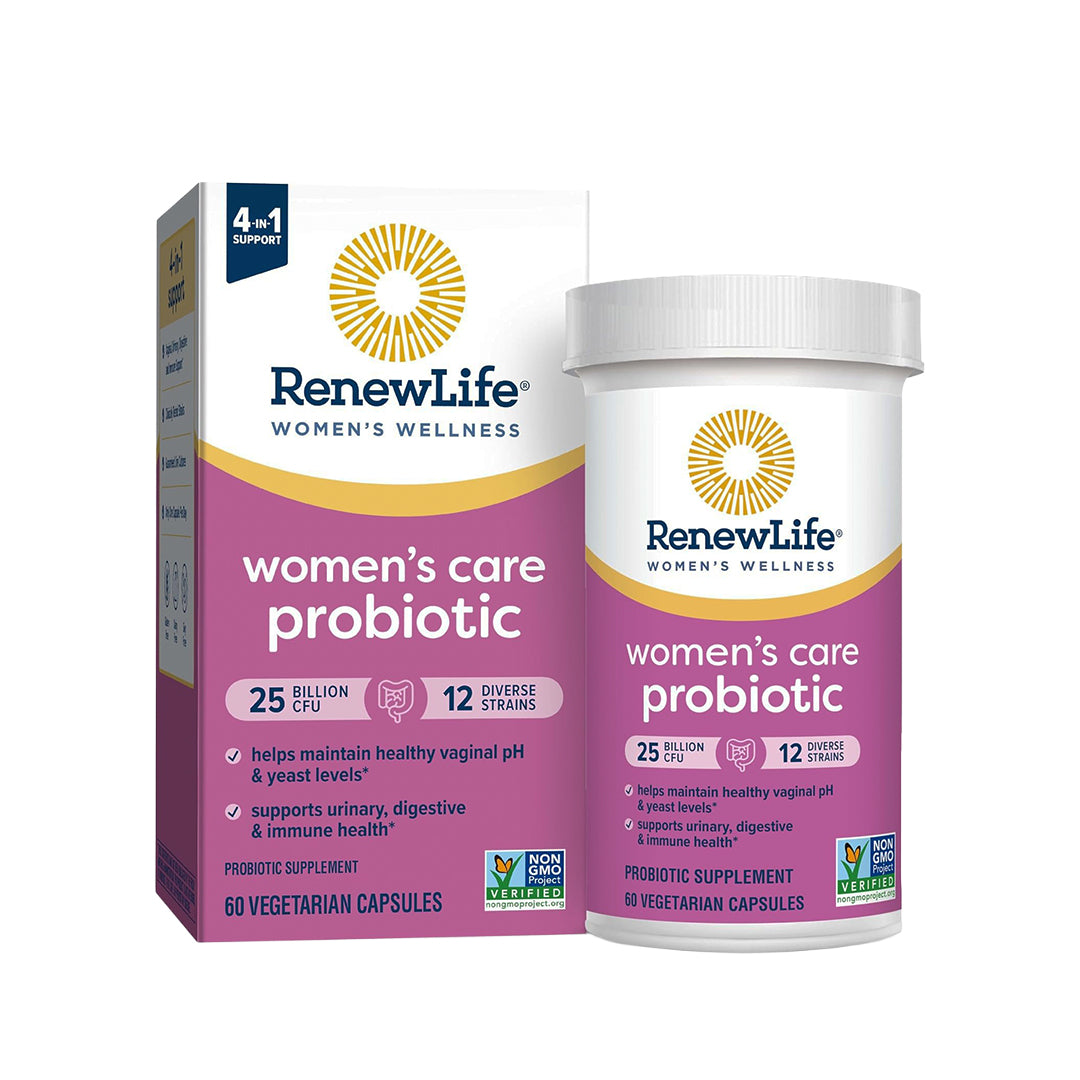 Renew Life Probiotics for Women, 25 Billion CFU Guaranteed, Probiotic Supplement for Digestive, l & Immune Health Shelf Stable, Soy, Dairy & Gluten...