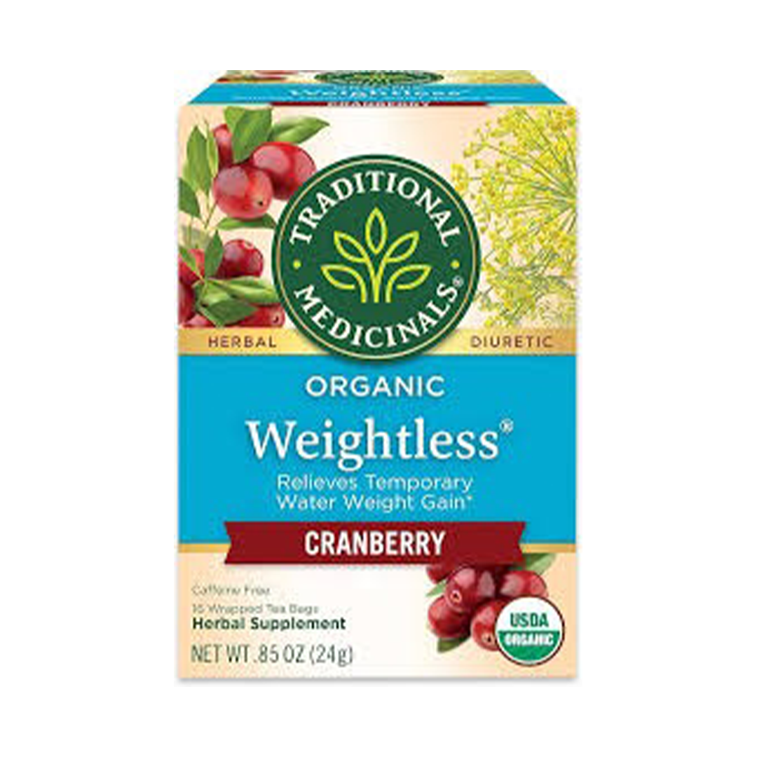 Traditional Medicinals Organic Weightless Cranberry Tea ƒ?? The "Natural Diuretic" Support