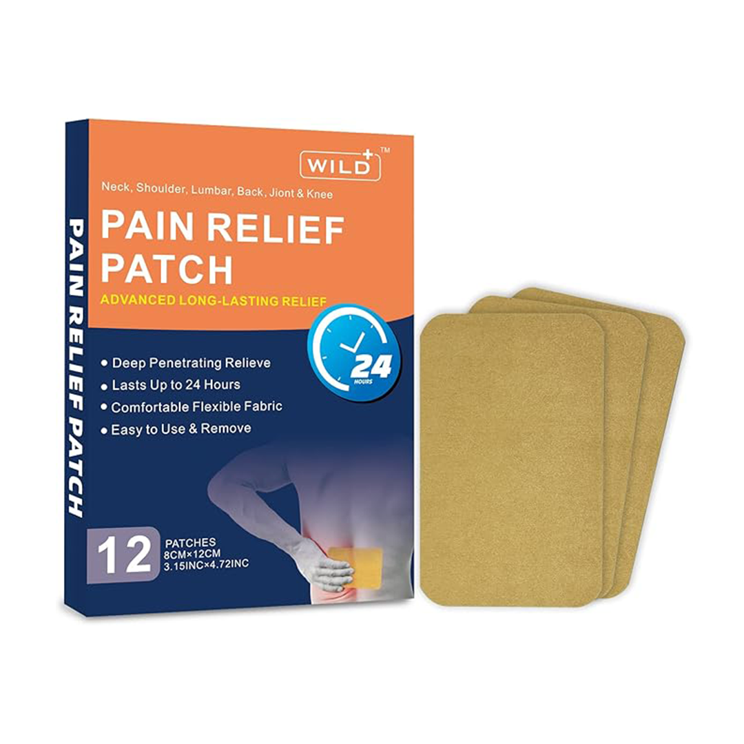 WILD+ Trimmable Deep Penetrating Heat Patch (12PCS) ƒ?? The "Custom-Fit" Pain Solution