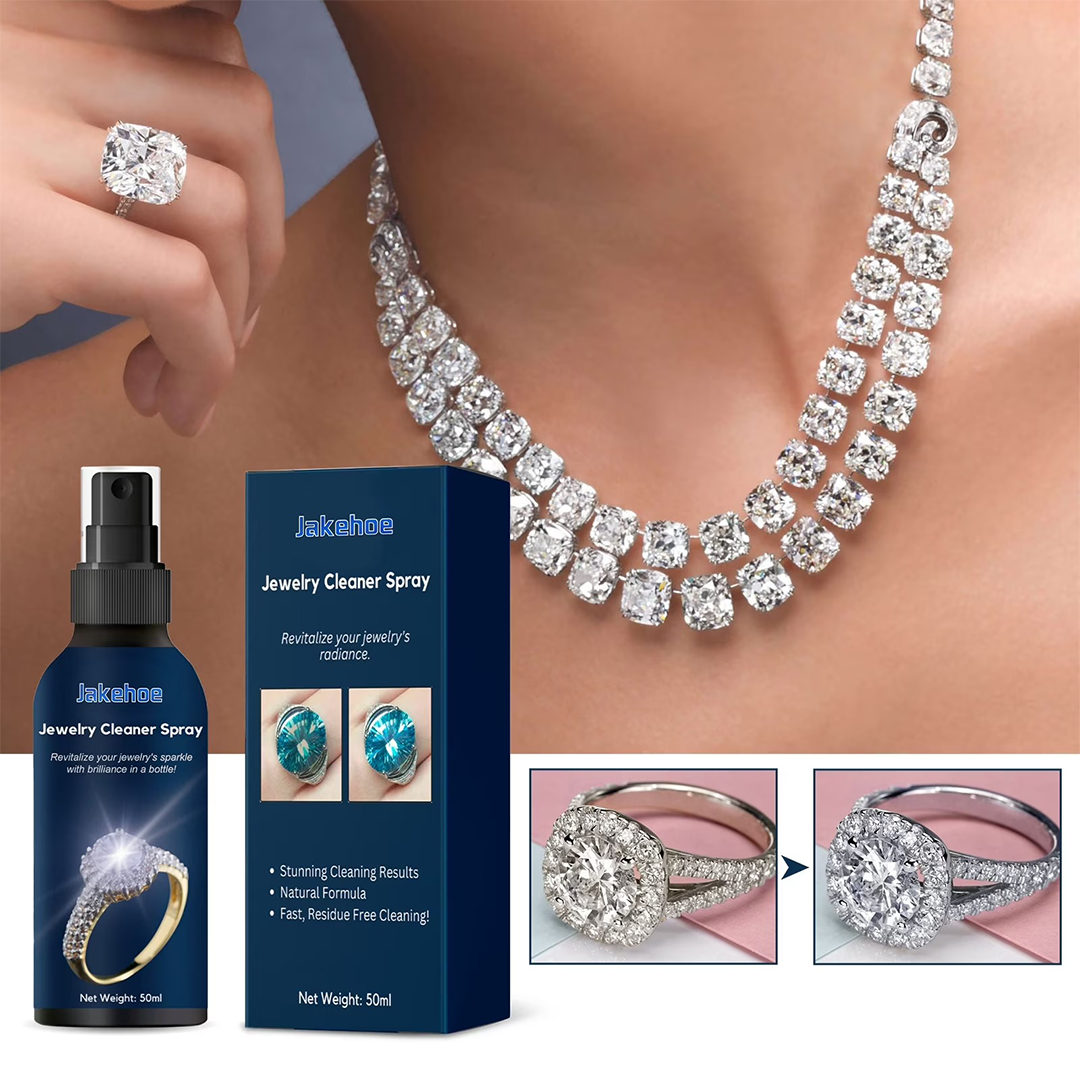Gem and Jewelry Cleaner, Jewelry Cleaner Spray, Anti Tarnish Watch Rust Anti-Tarnish Spray, Restores Shine and Brilliance to Gold Diamond Platinum Jewelry and Precious Stones